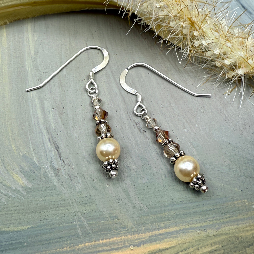 Toasted Almond earrings