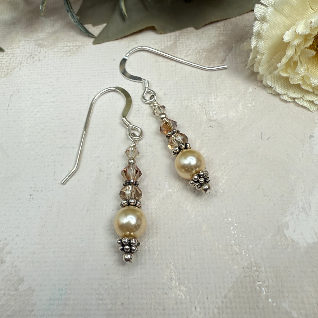 Toasted Almond earrings