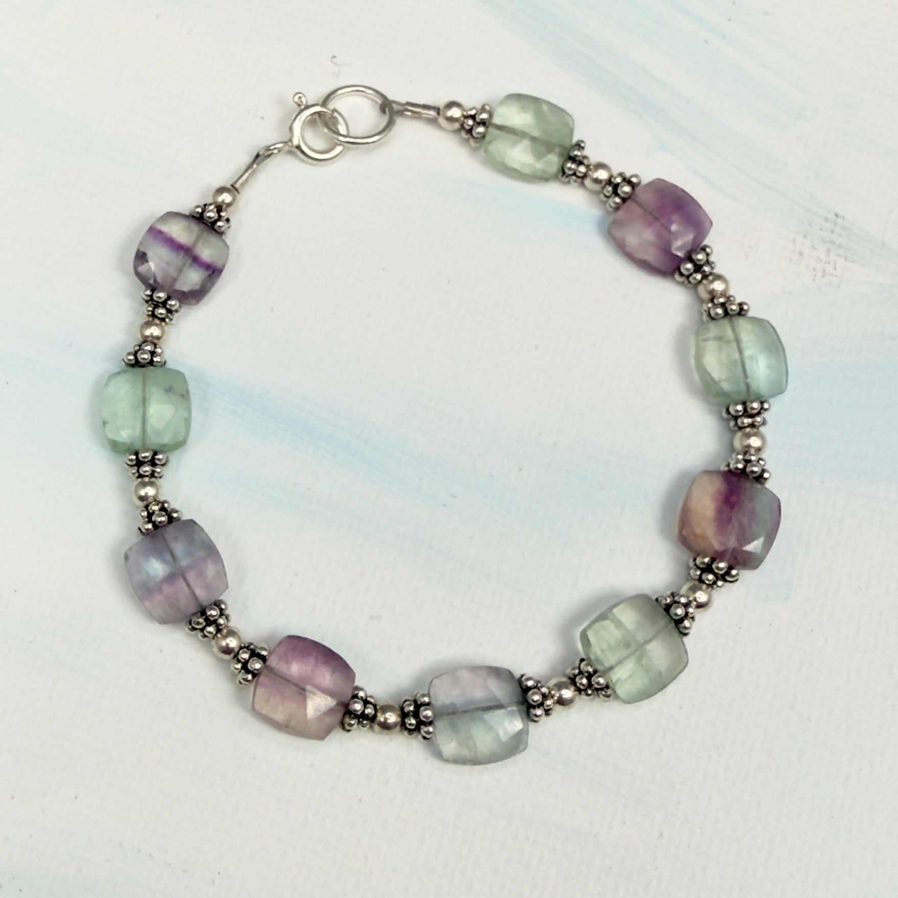 Rainbow Fluorite Bracelet