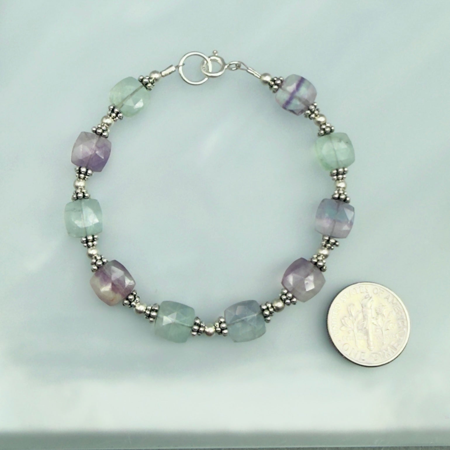 Rainbow Fluorite Bracelet