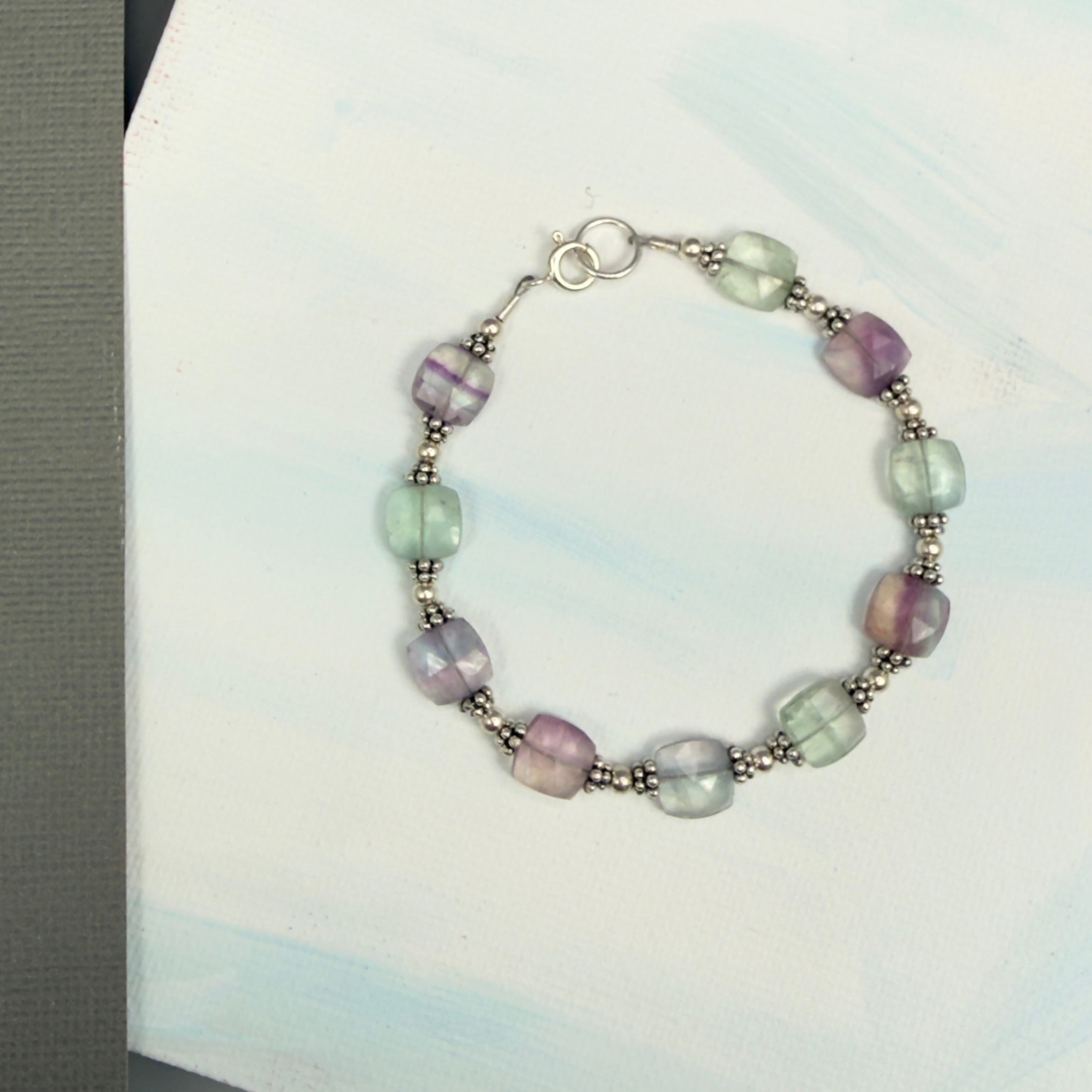 Rainbow Fluorite Bracelet