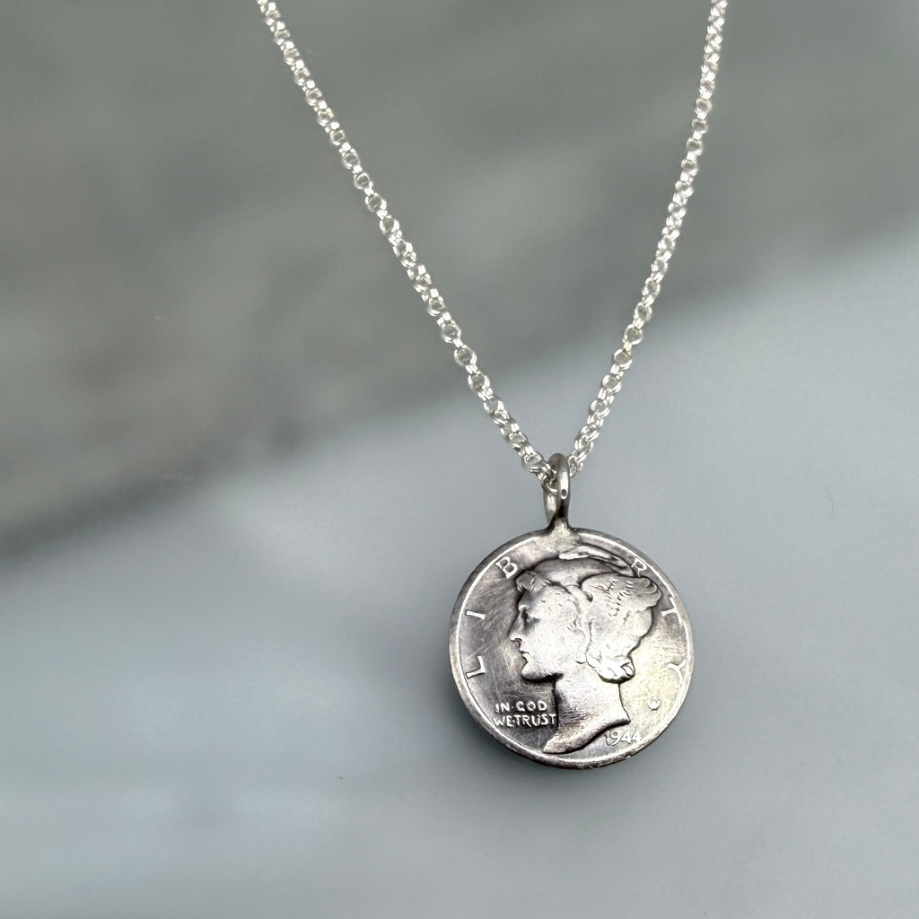 Mercury Dime Necklace