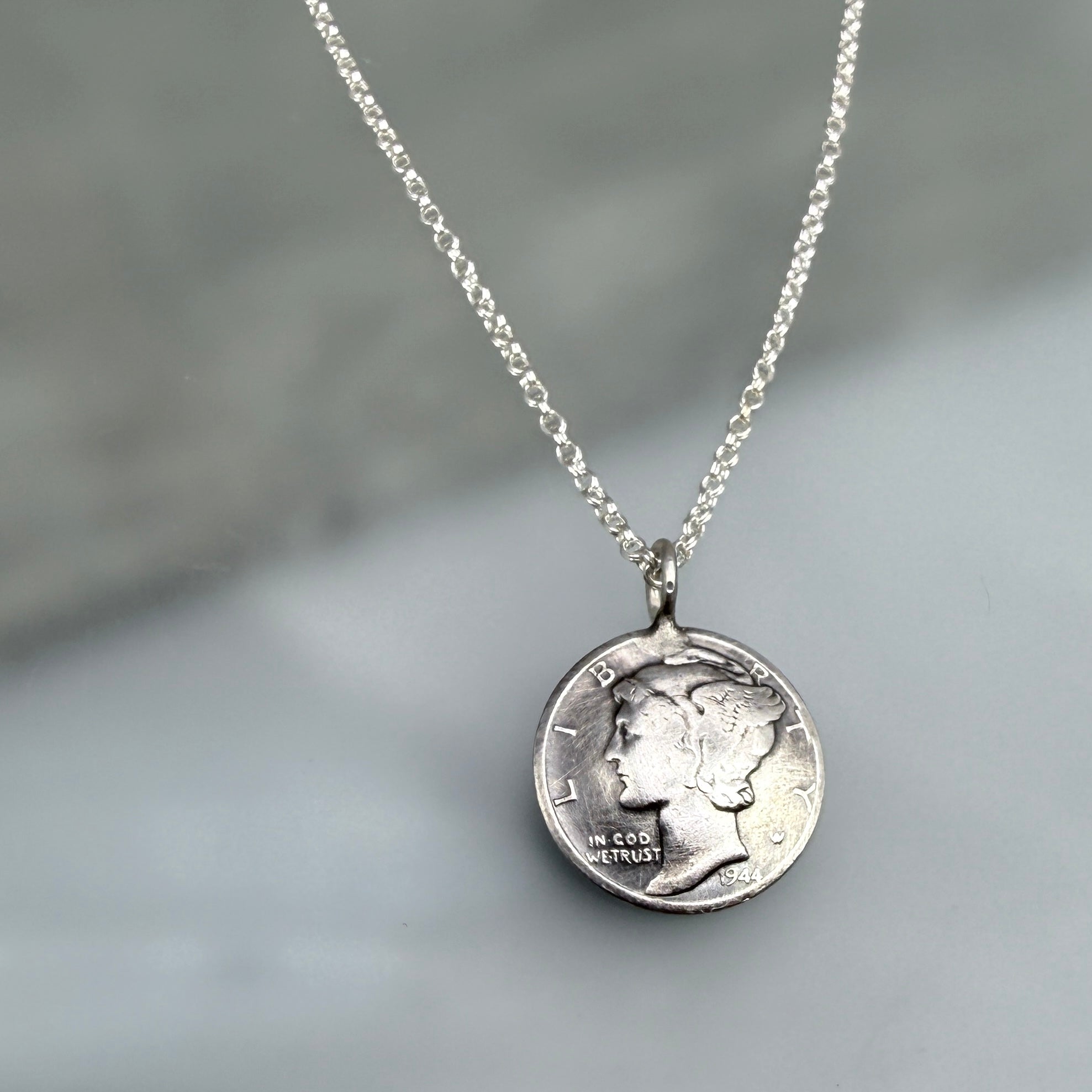 Mercury Dime Necklace