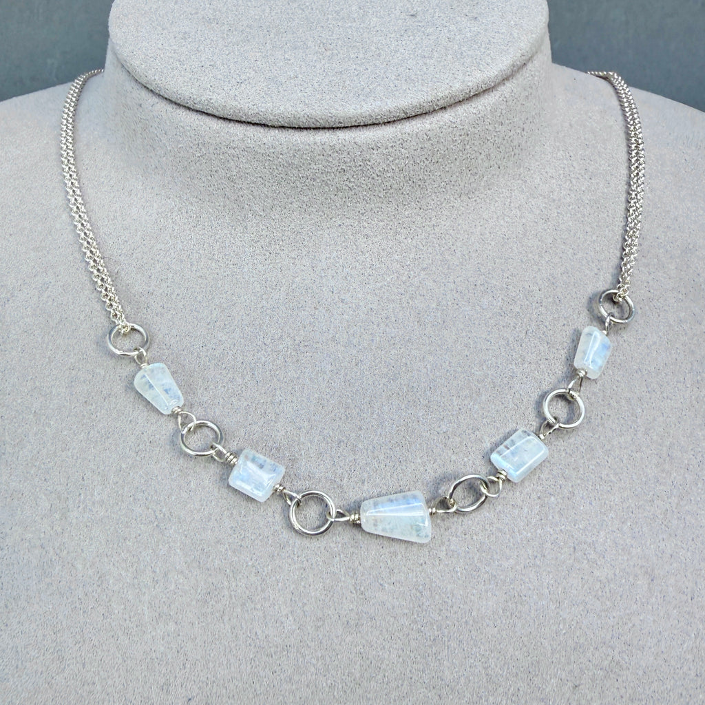 Moonstone Freeform Necklace