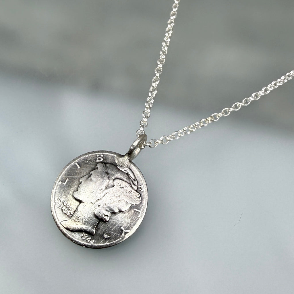 Mercury Dime Necklace