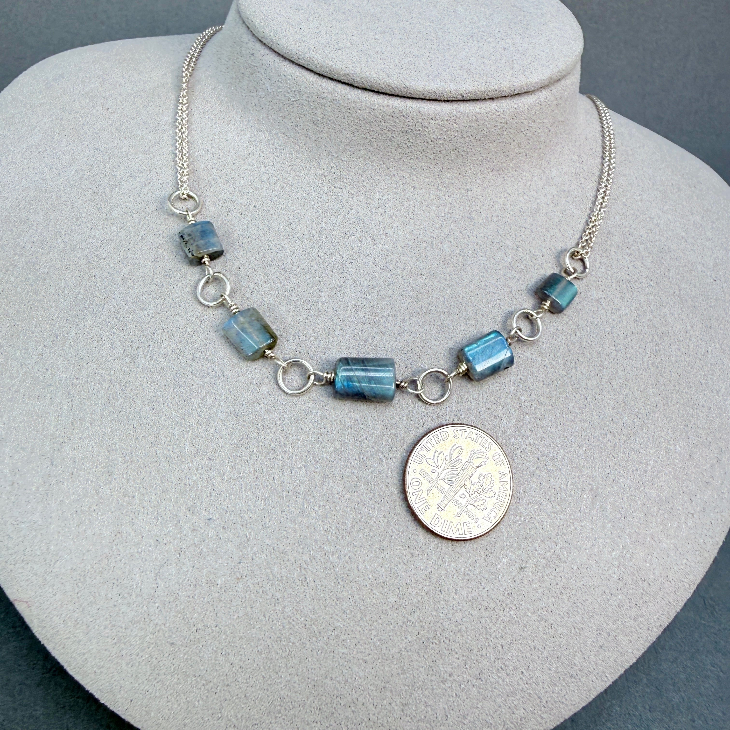 Labradorite Freeform Necklace