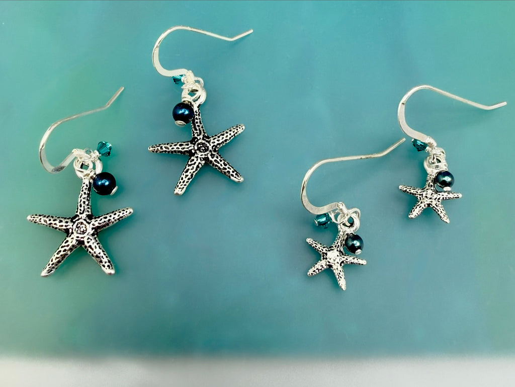 Starfish in Deep Ocean Teal