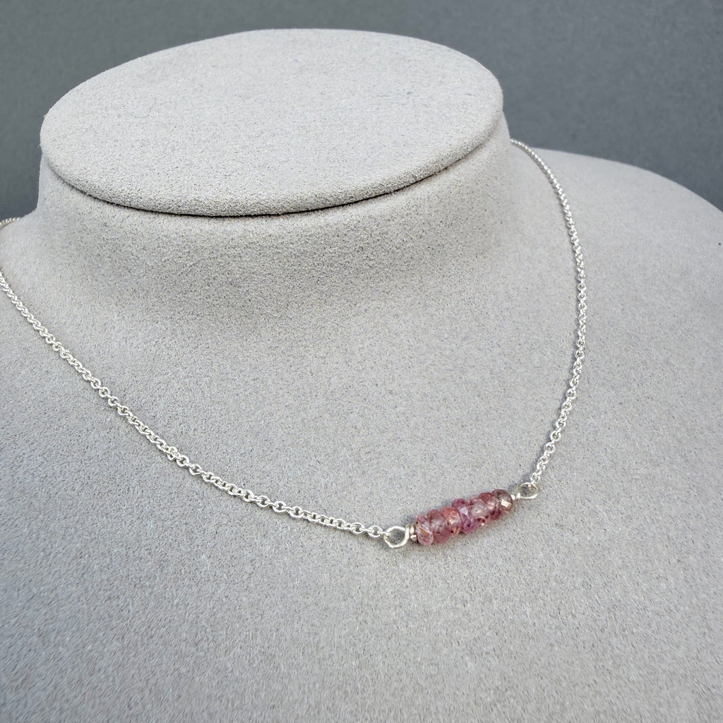 Pink Sapphire Necklace
