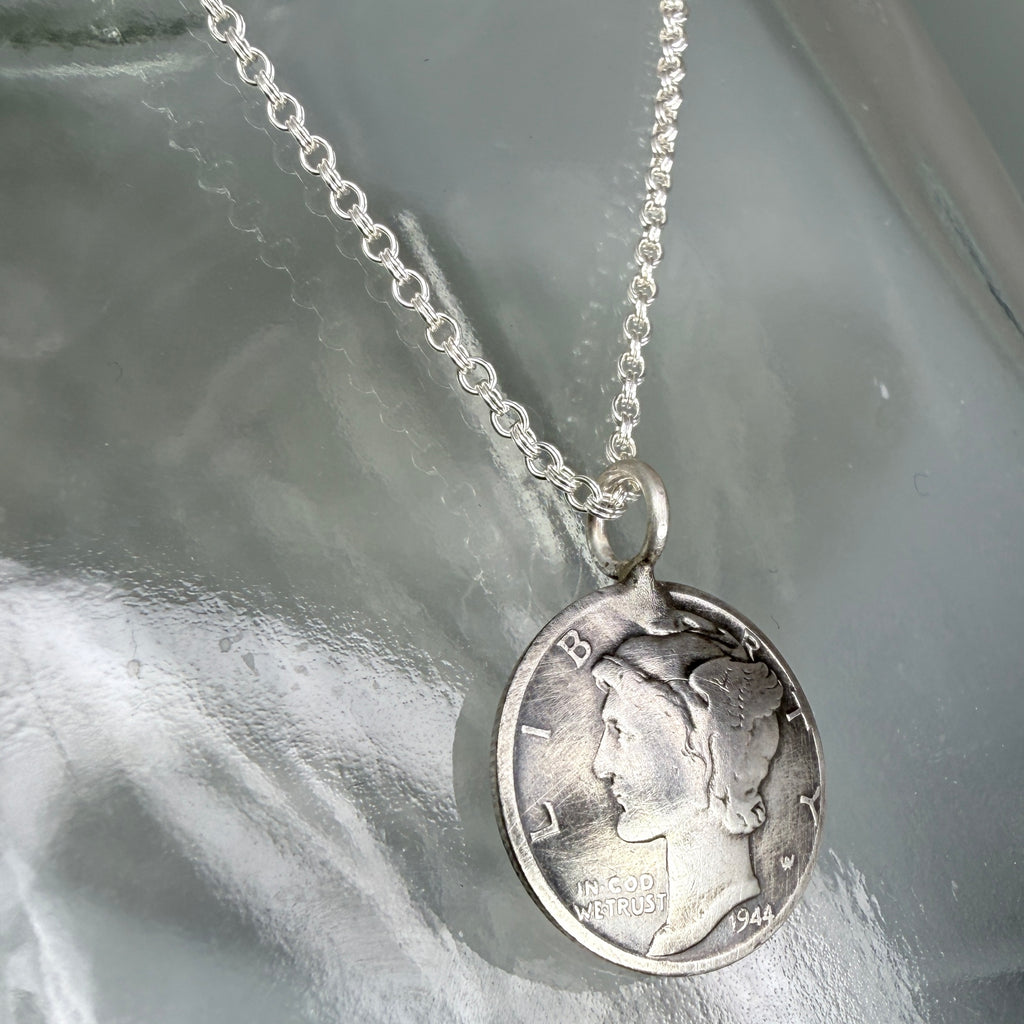 Mercury Dime Necklace