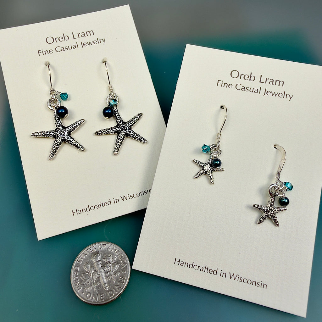 Starfish in Deep Ocean Teal