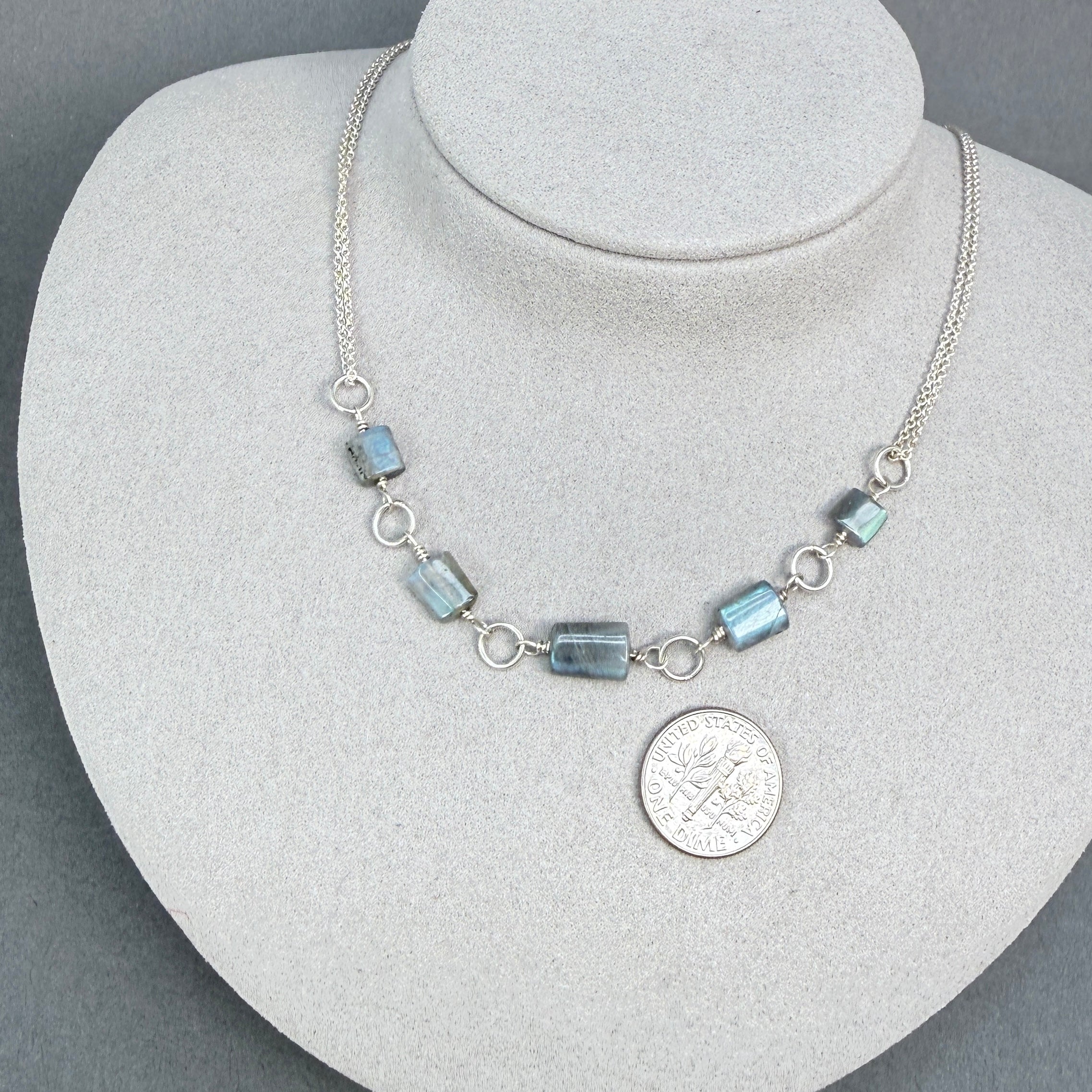 Labradorite Freeform Necklace