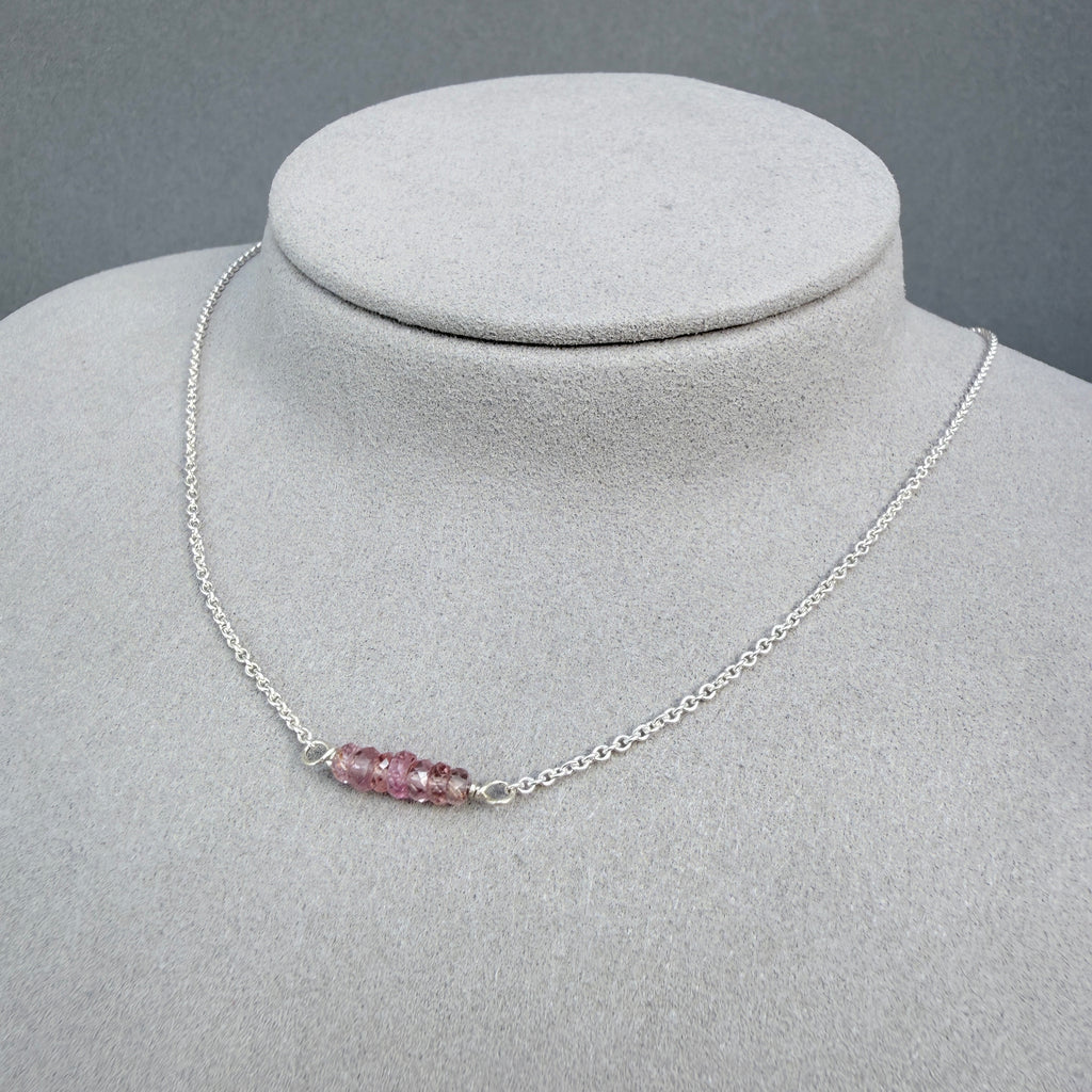 Pink Sapphire Necklace