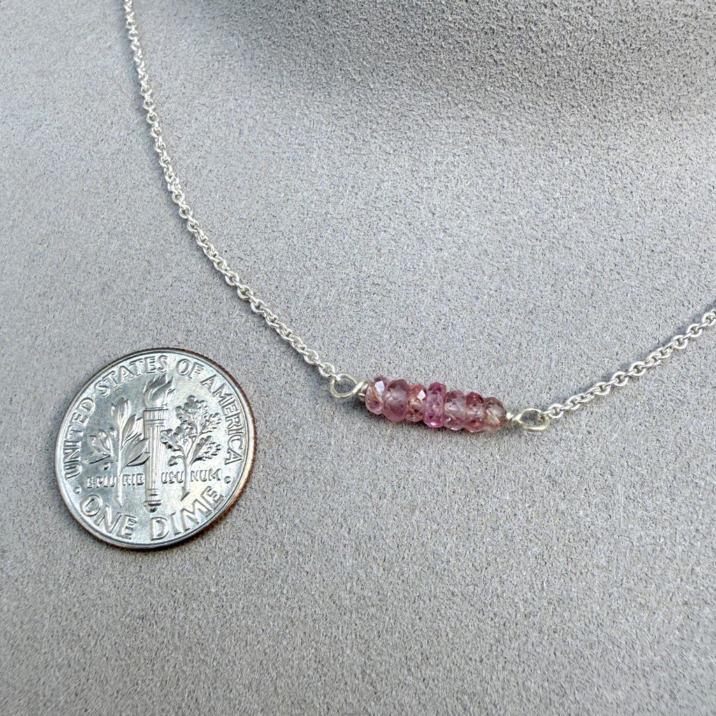 Pink Sapphire Necklace