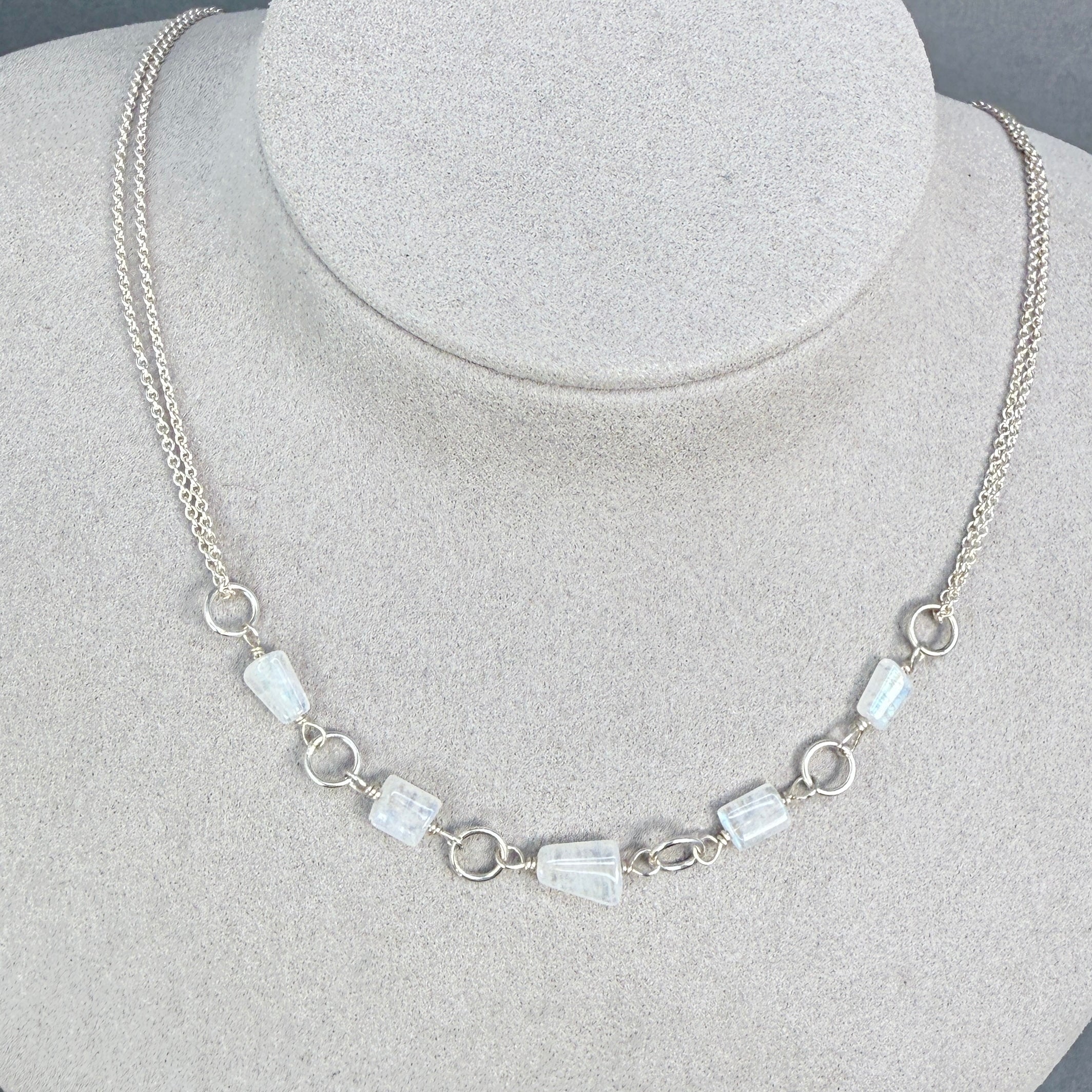 Moonstone Freeform Necklace