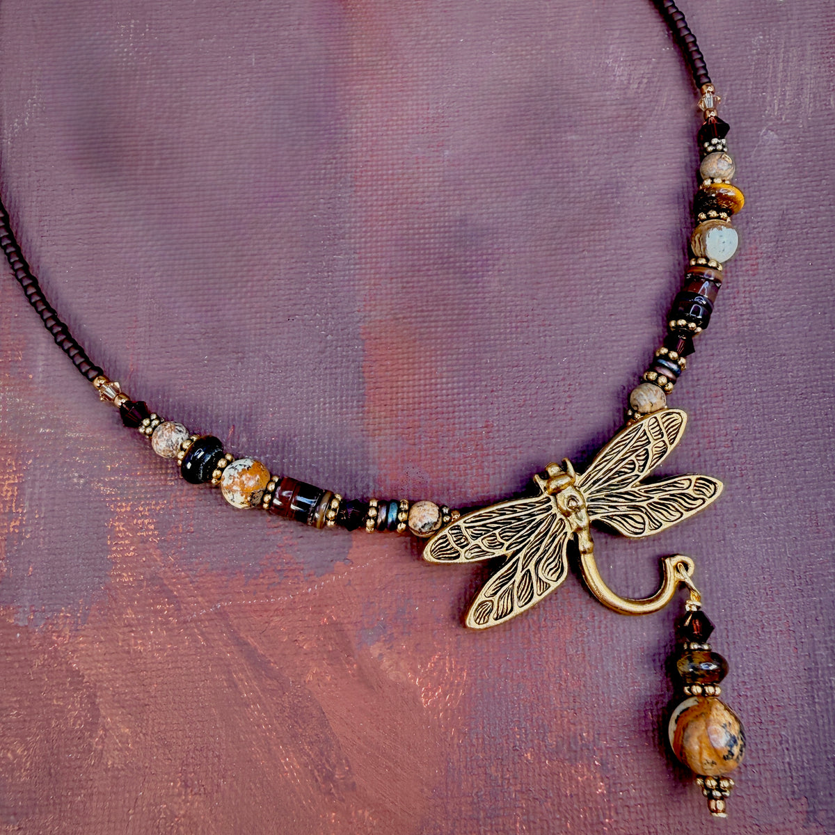 Dragonfly Necklace for Karolina