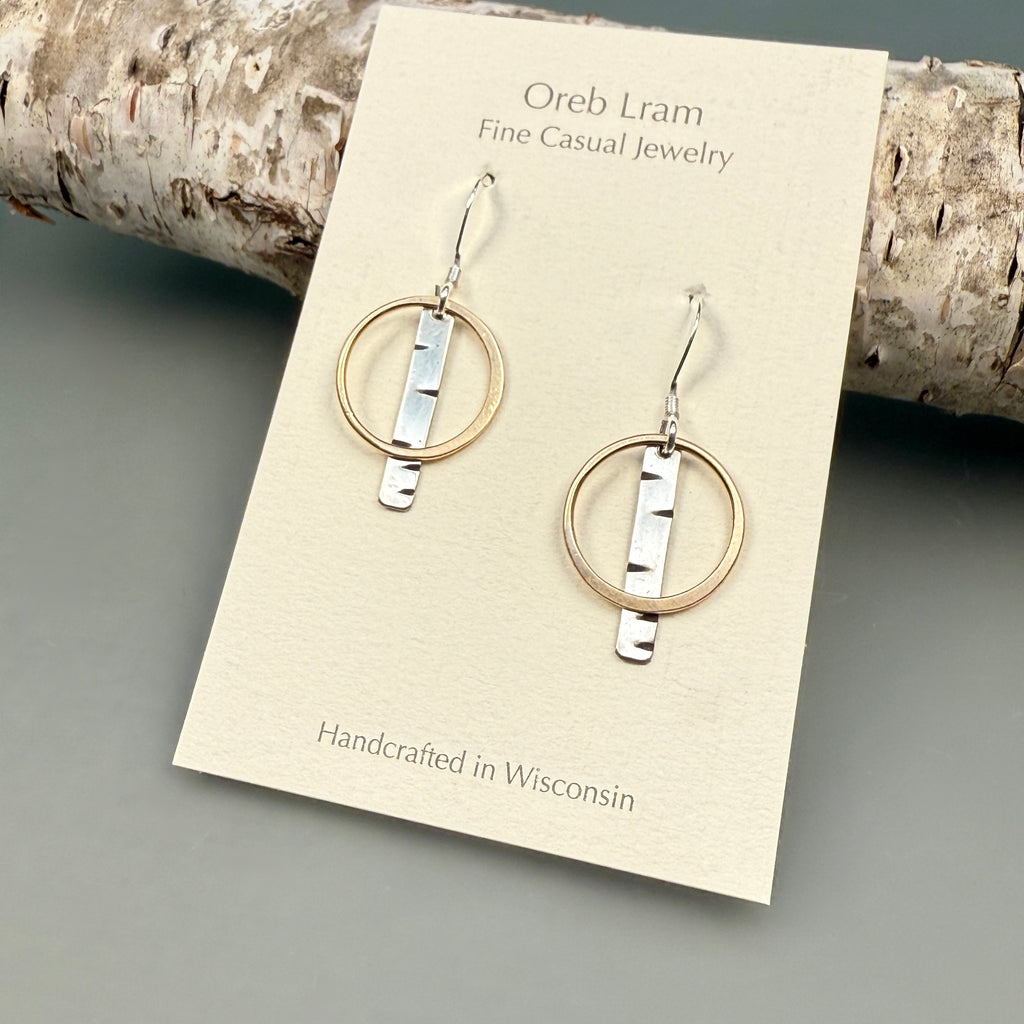True north birch earrings