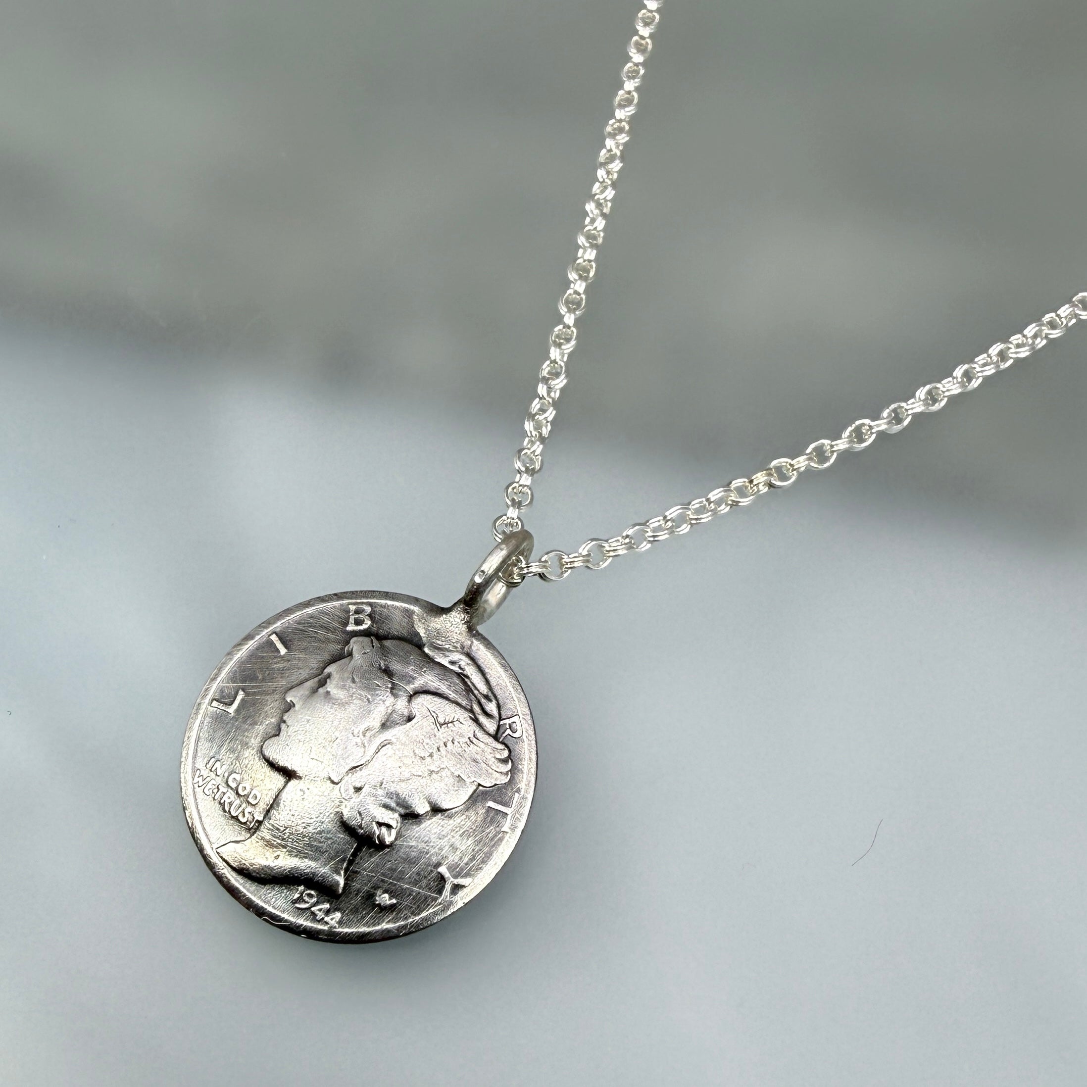 Mercury Dime Necklace