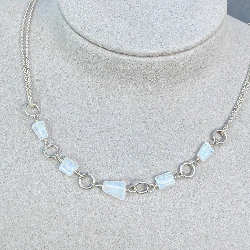 Moonstone Freeform Necklace