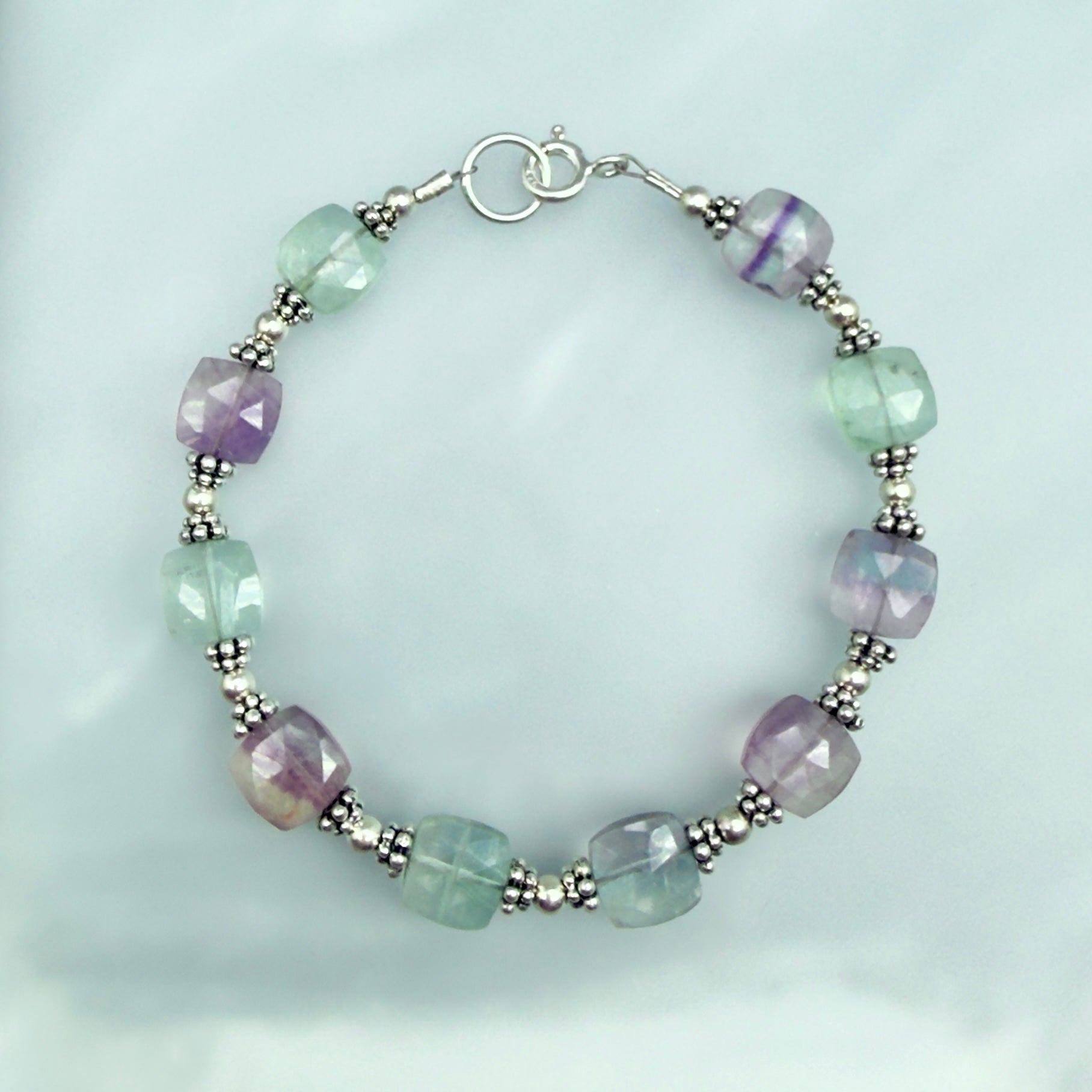 Rainbow Fluorite Bracelet