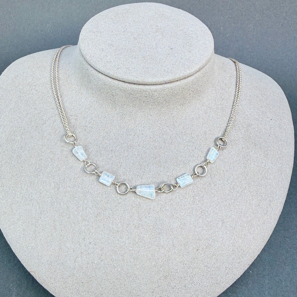 Moonstone Freeform Necklace