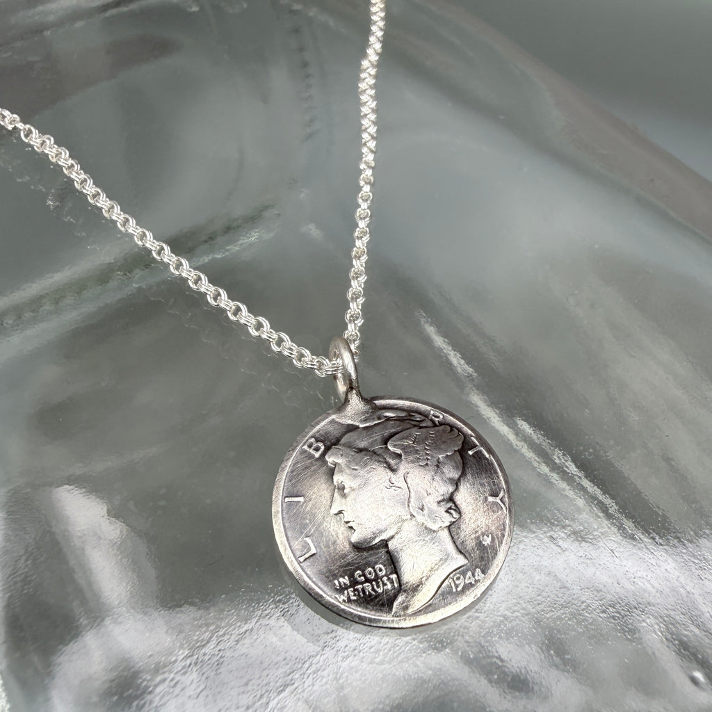 Mercury Dime Necklace