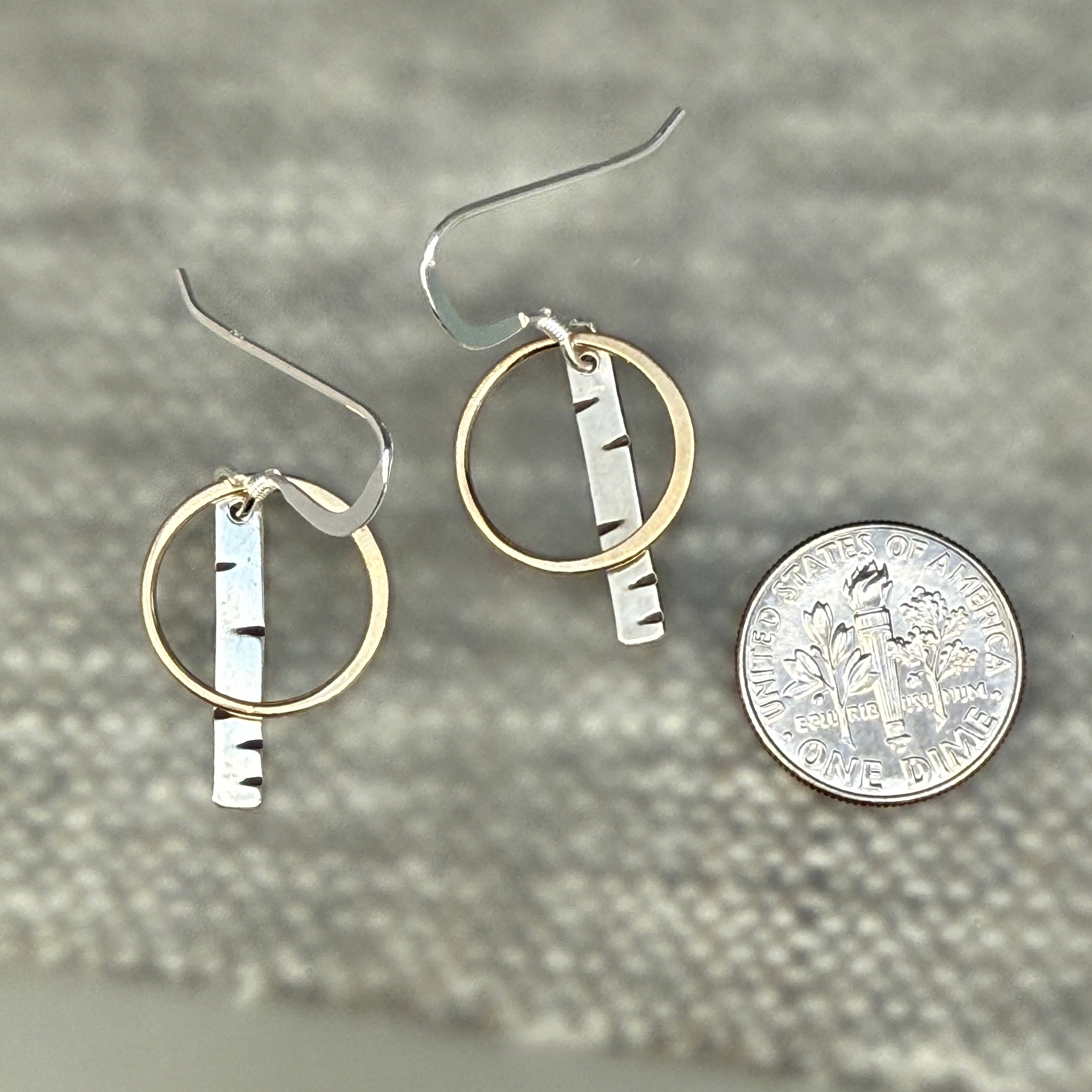 True north birch earrings