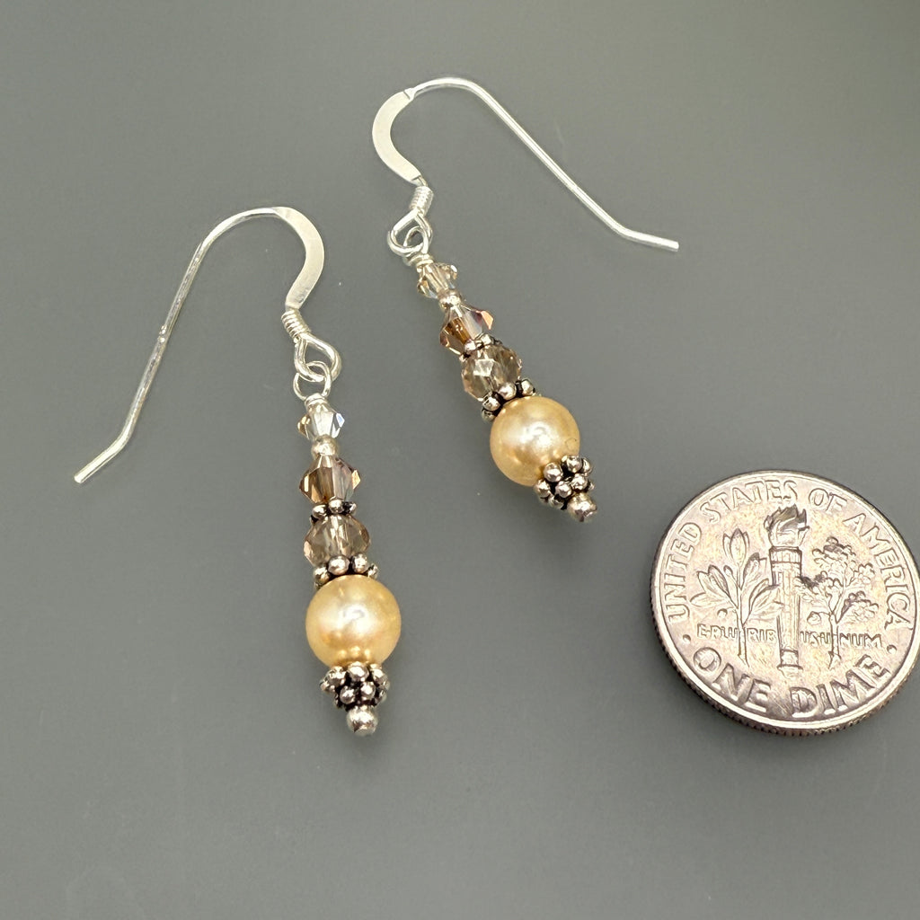 Toasted Almond earrings