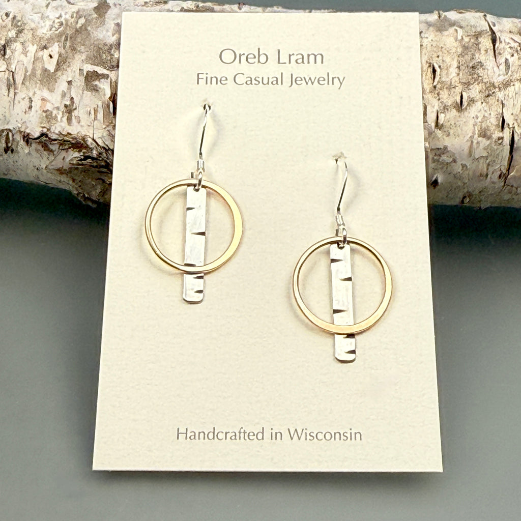 True north birch earrings