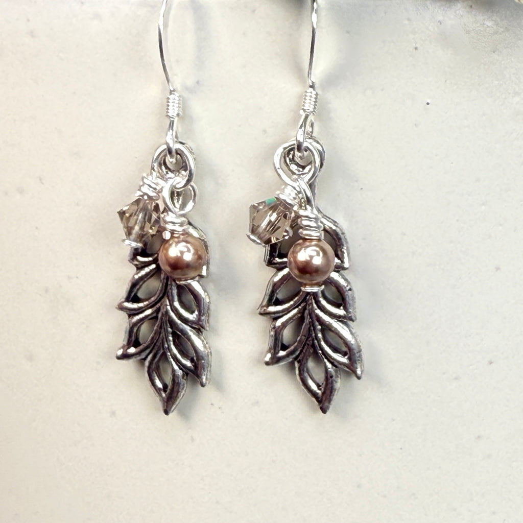 Open Leaf Earrings