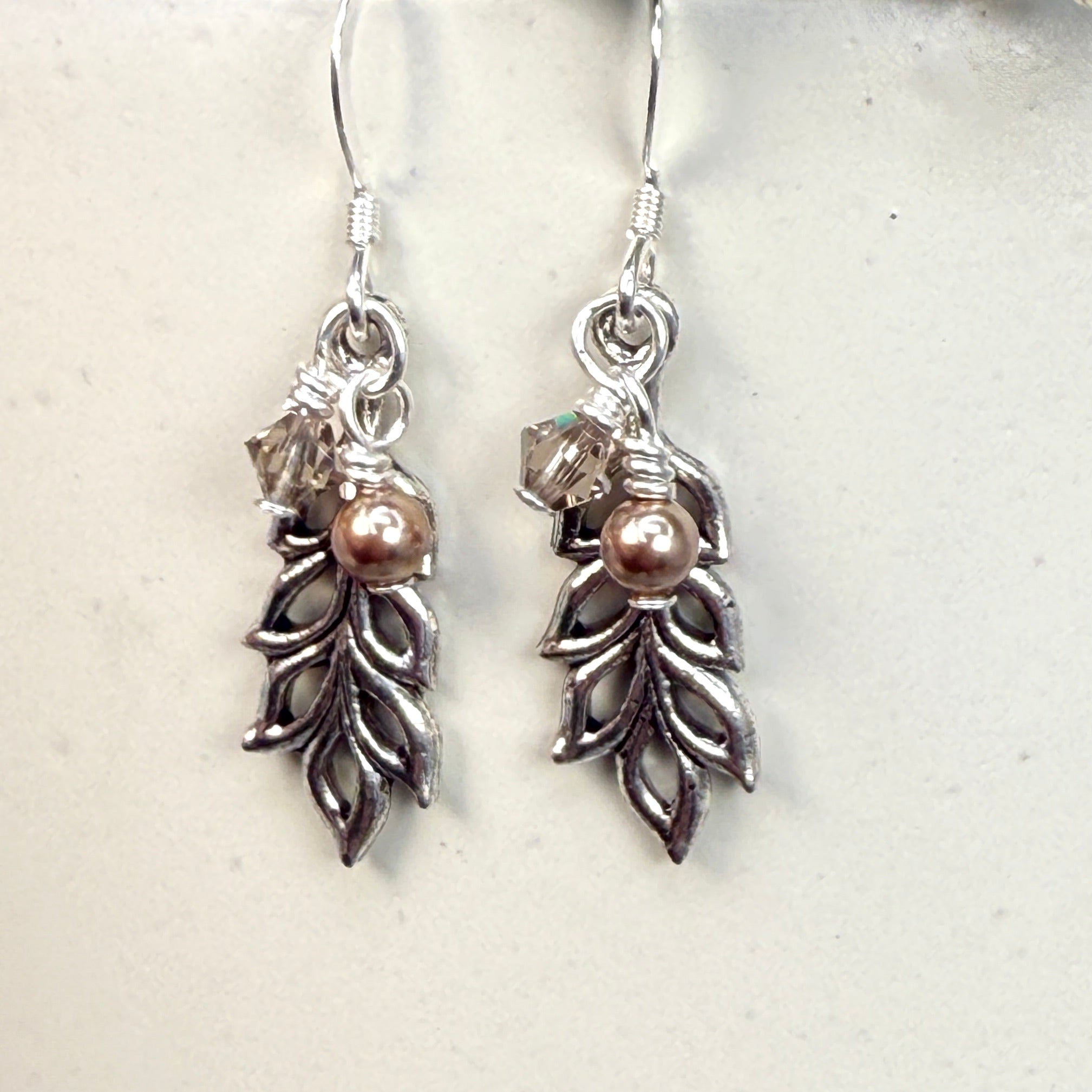 Open Leaf Earrings