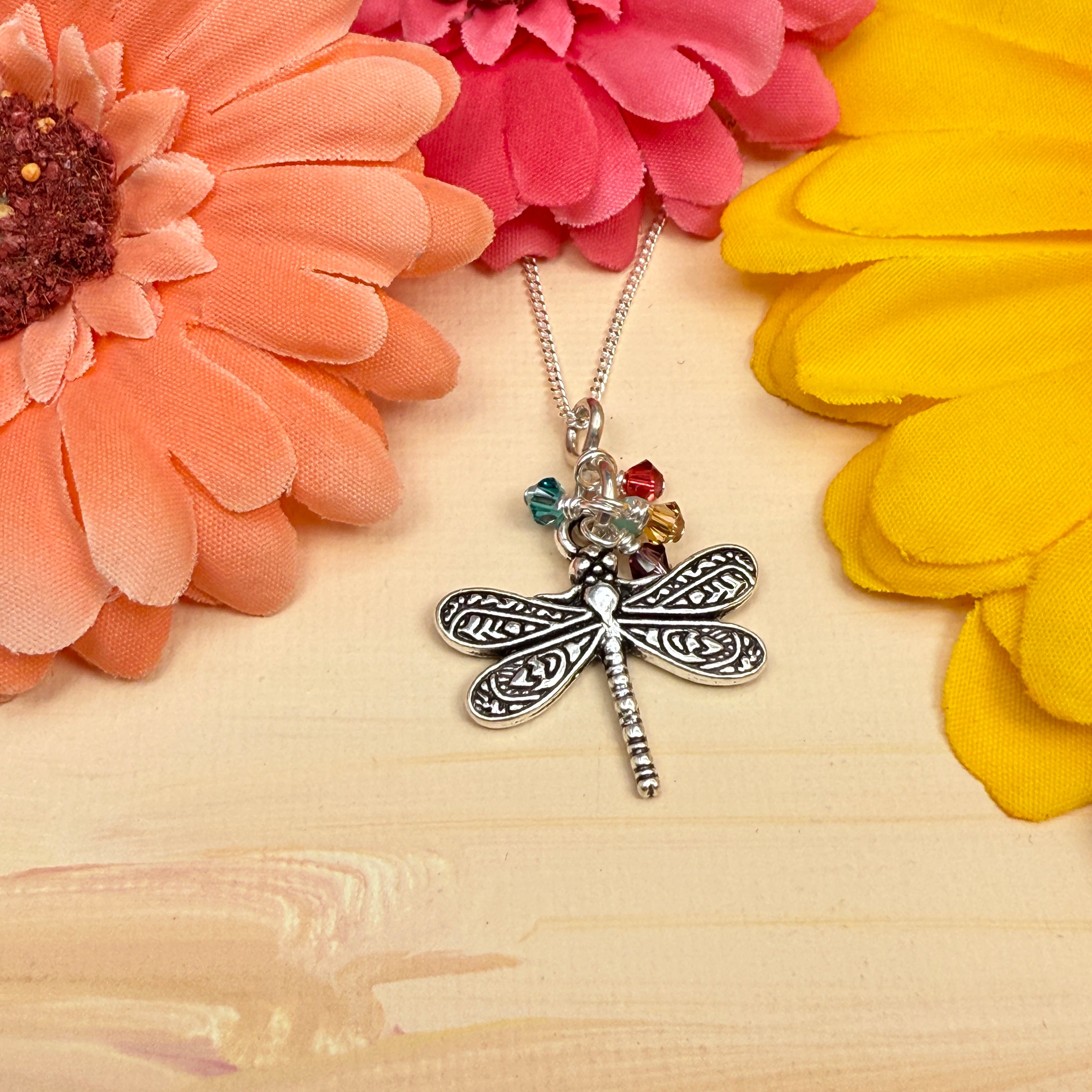 Summer Dragonfly Chain Necklace