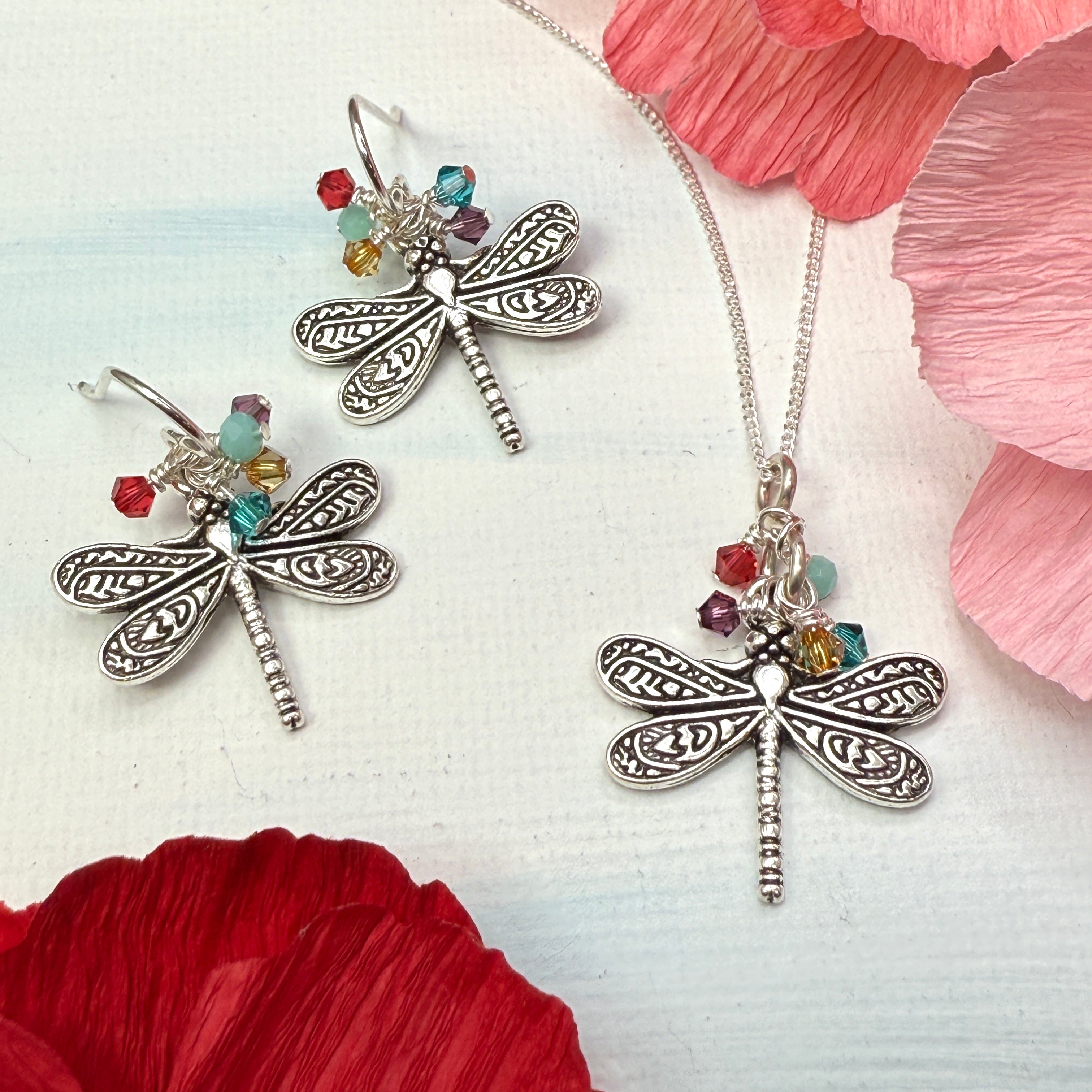 Summer Dragonfly Chain Necklace