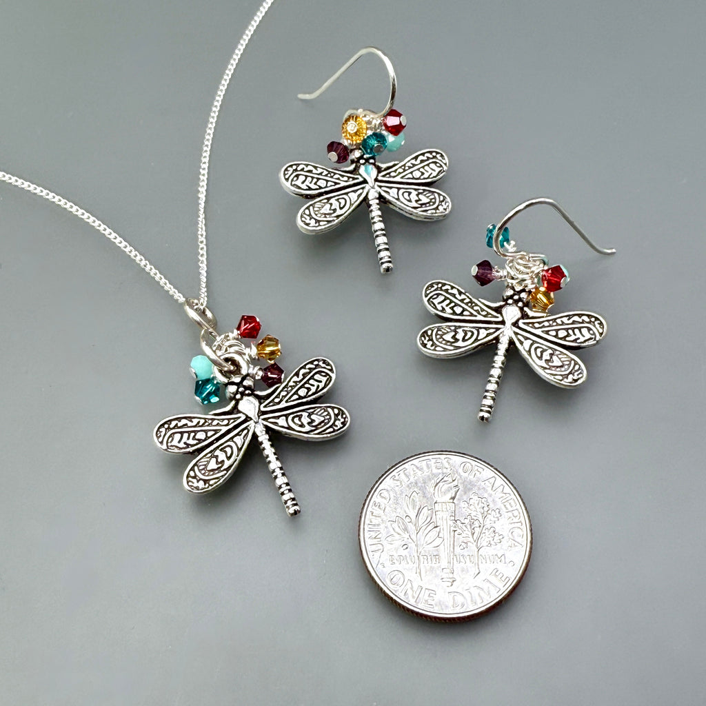 Summer Dragonfly Chain Necklace