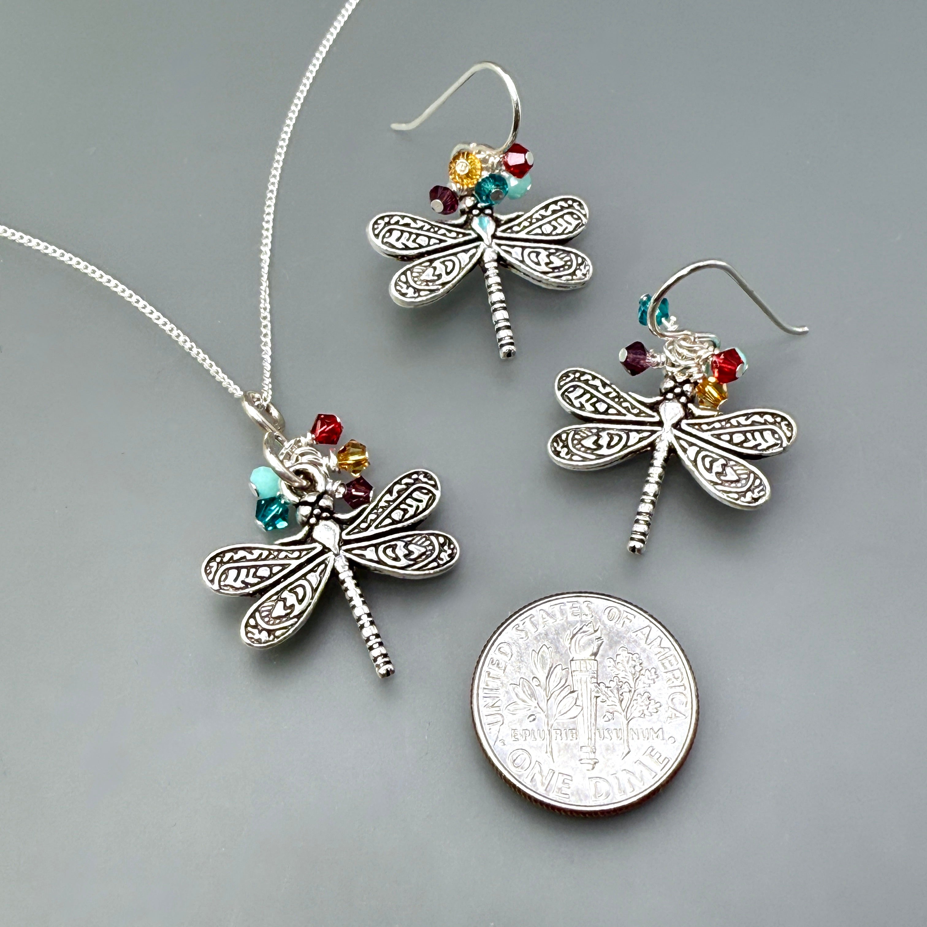 Summer Dragonfly Chain Necklace