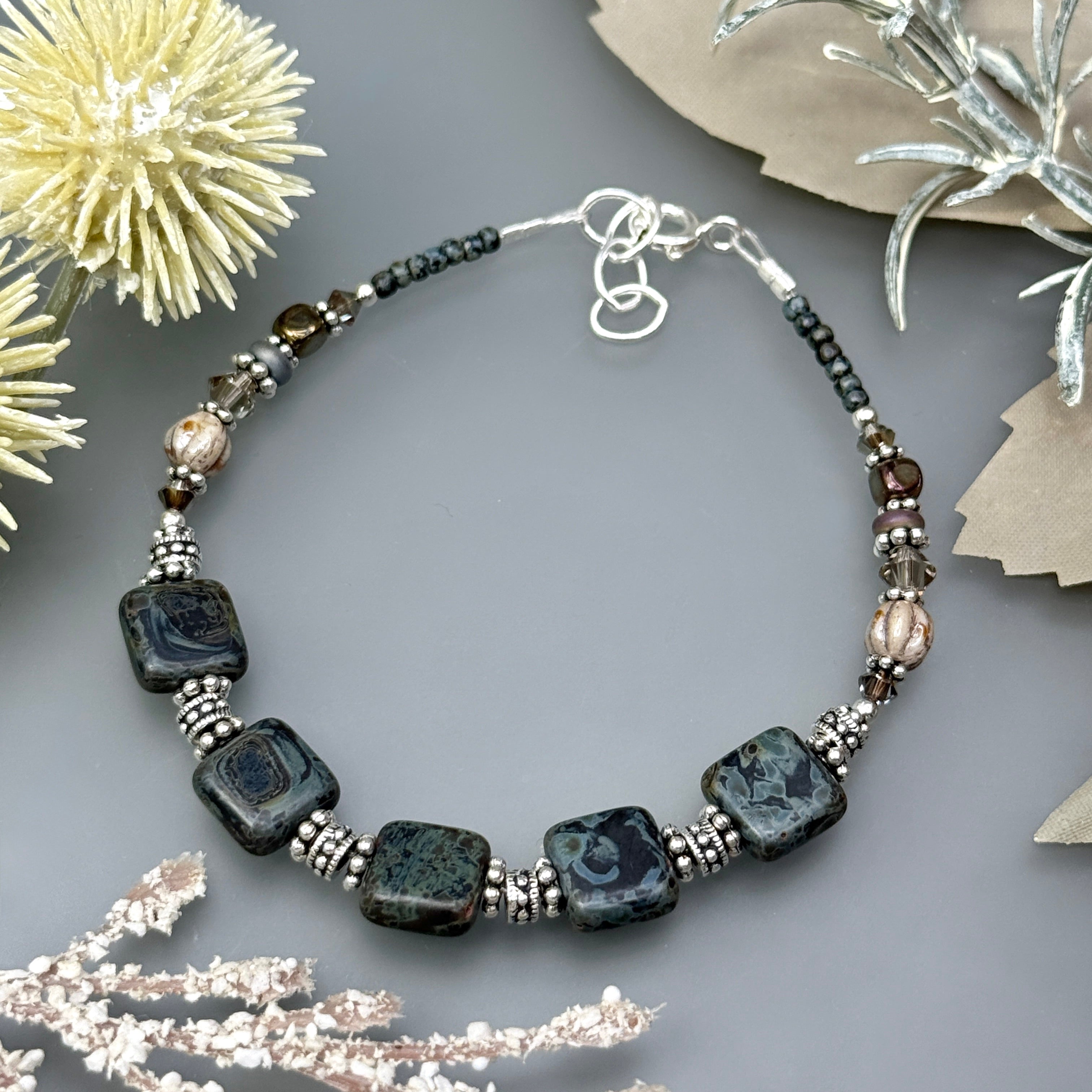 Plaza Tiles Set - Choose from necklace, bracelet, and earrings