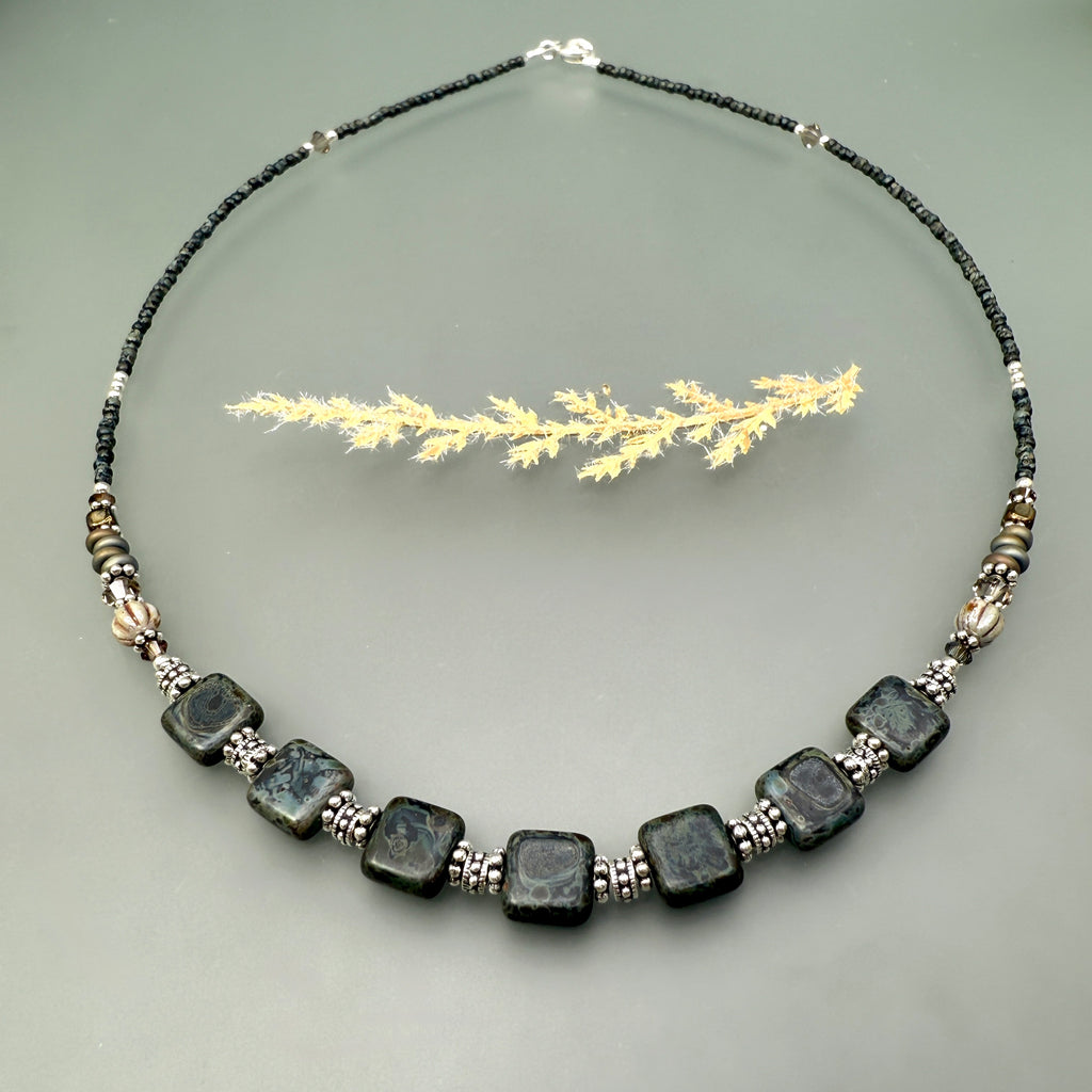 Plaza Tiles Set - Choose from necklace, bracelet, and earrings