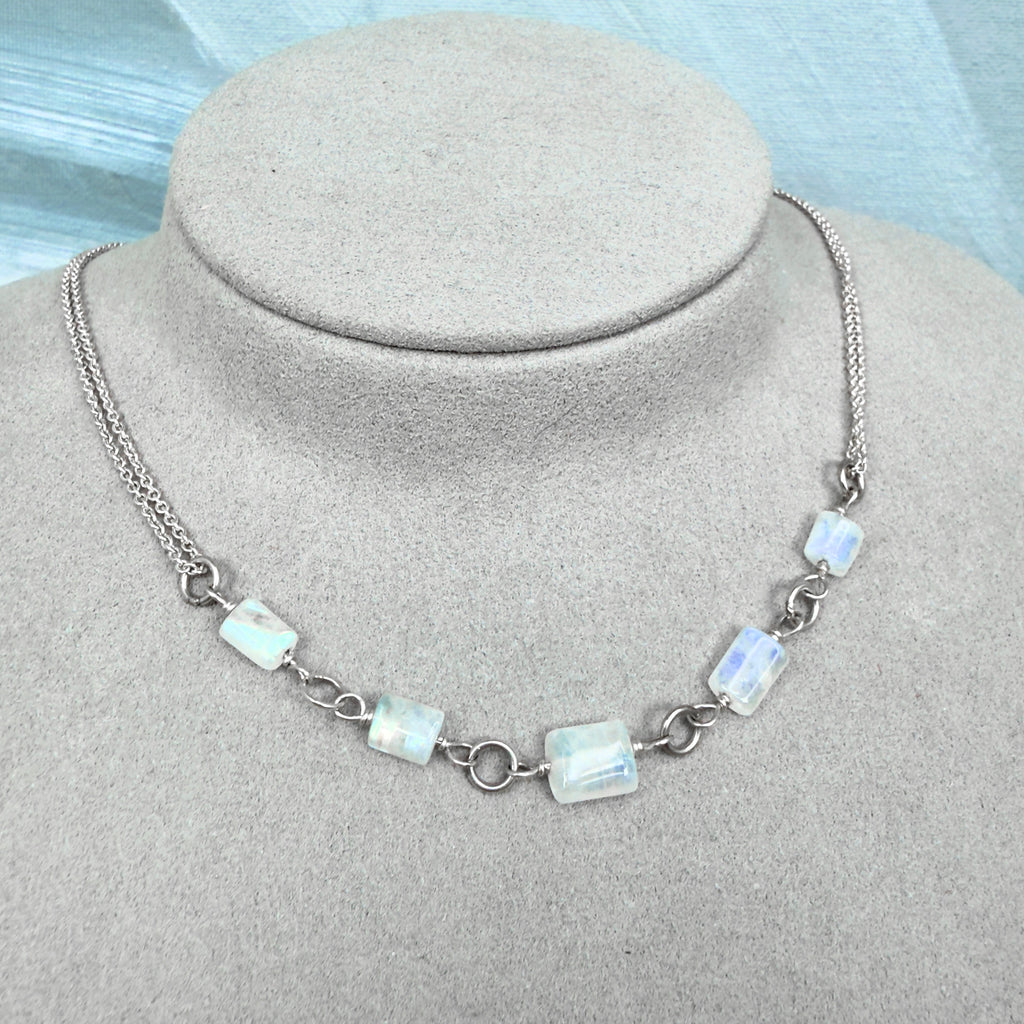 Moonstone Freeform Necklace