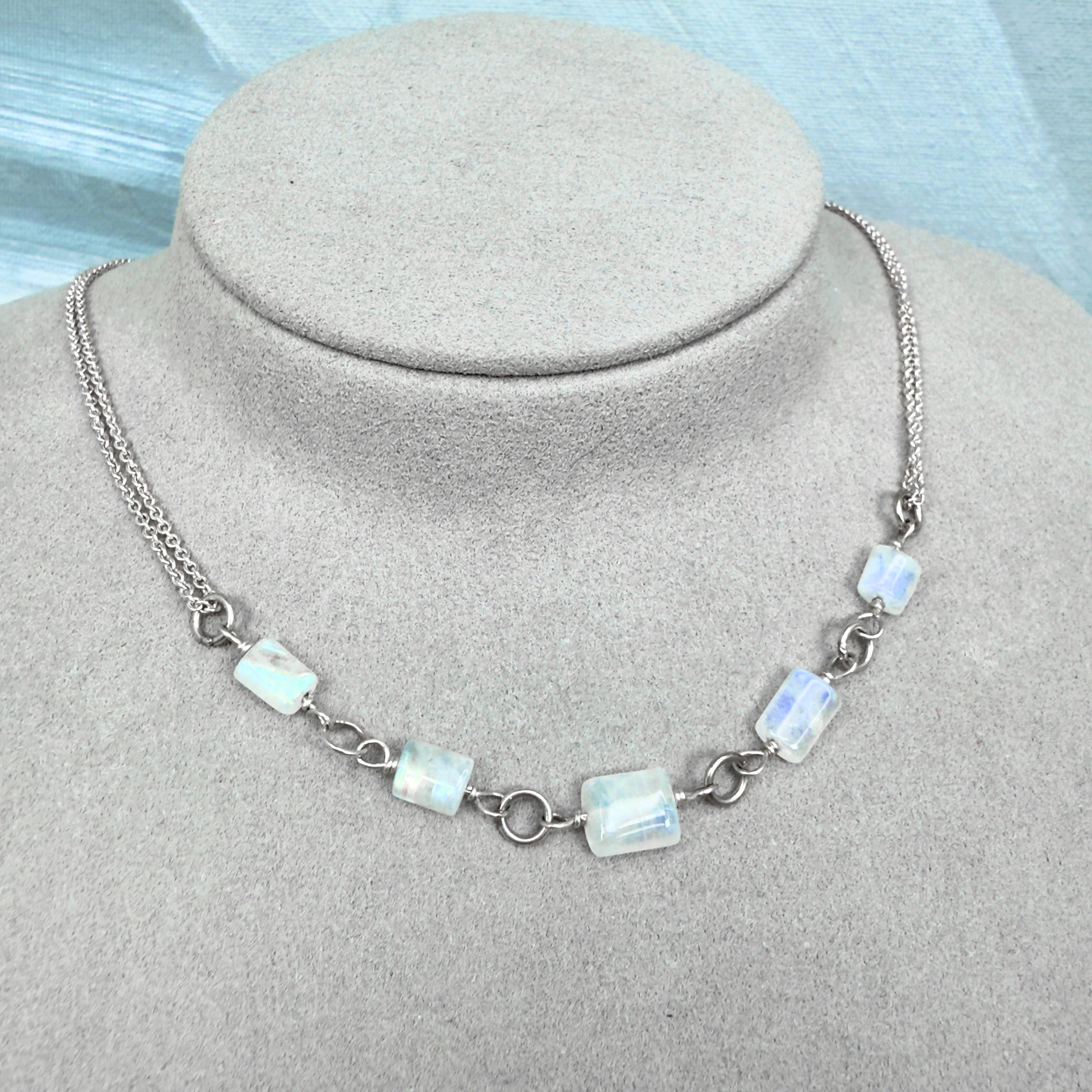 Moonstone Freeform Necklace