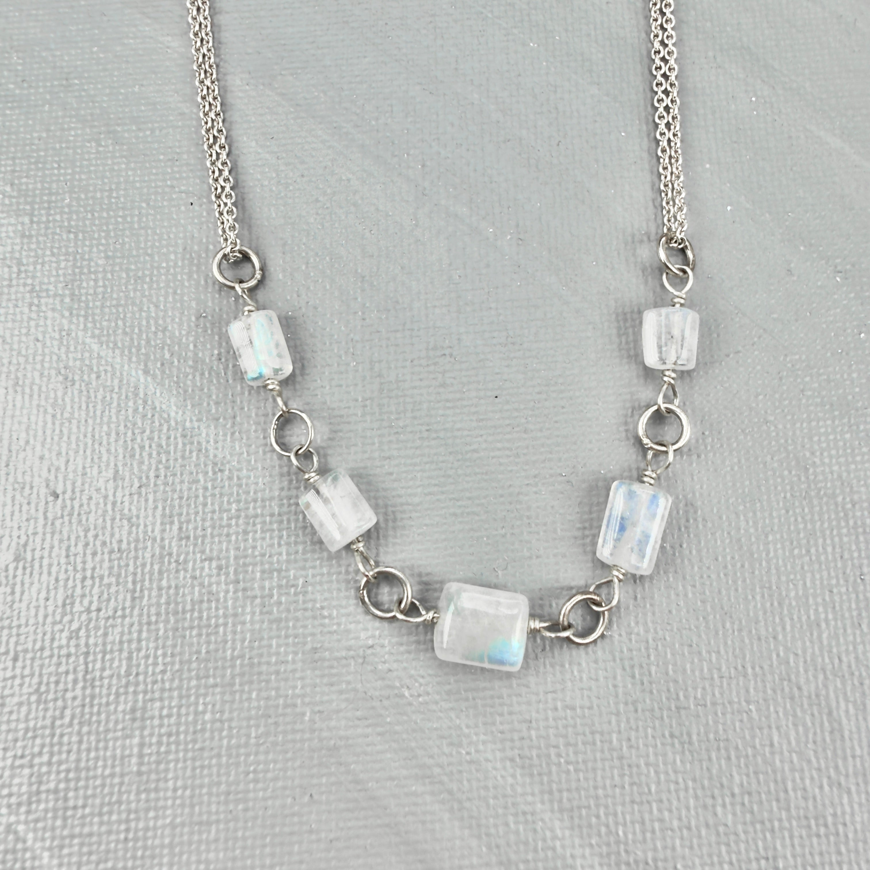 Moonstone Freeform Necklace