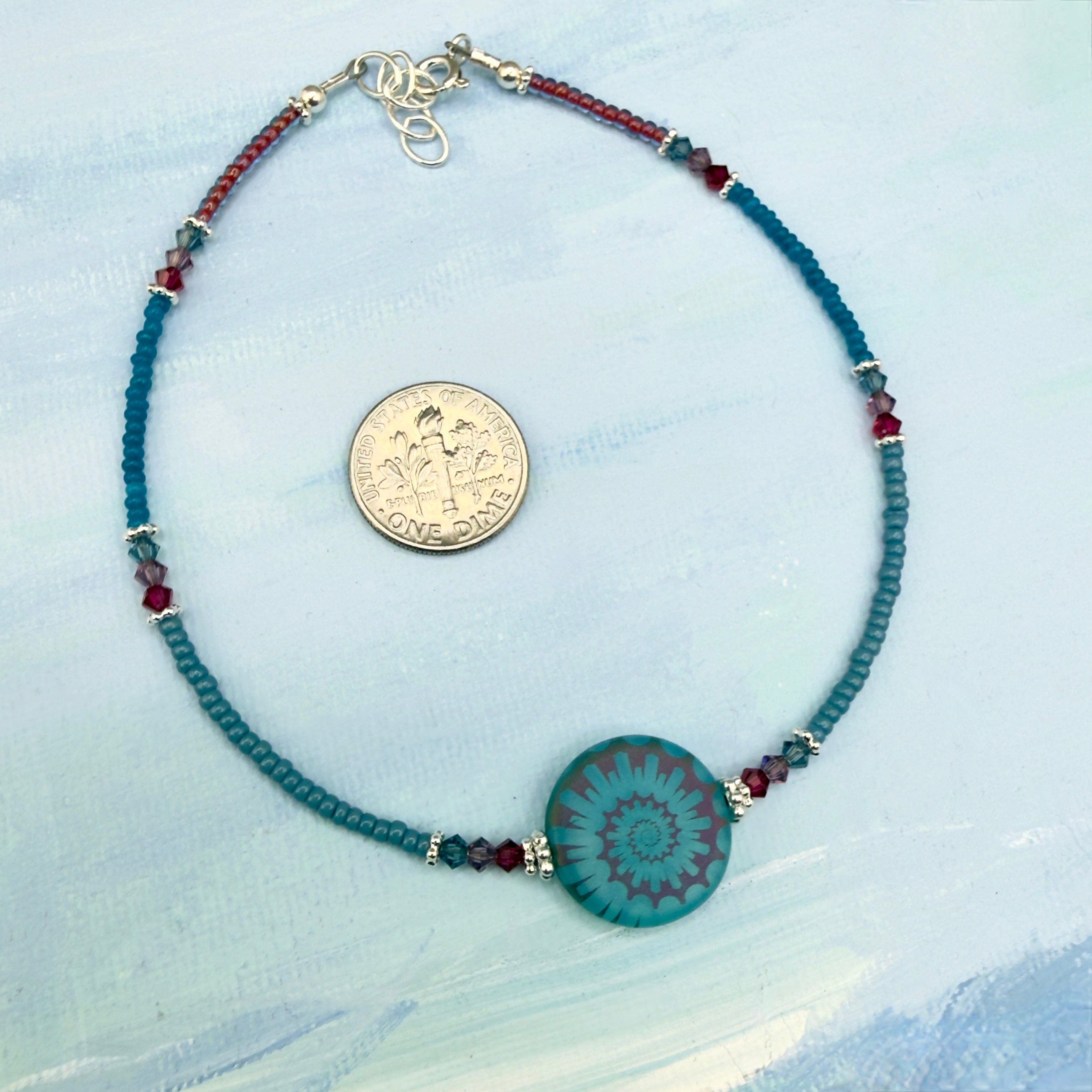 Dreamy Spiral Anklet