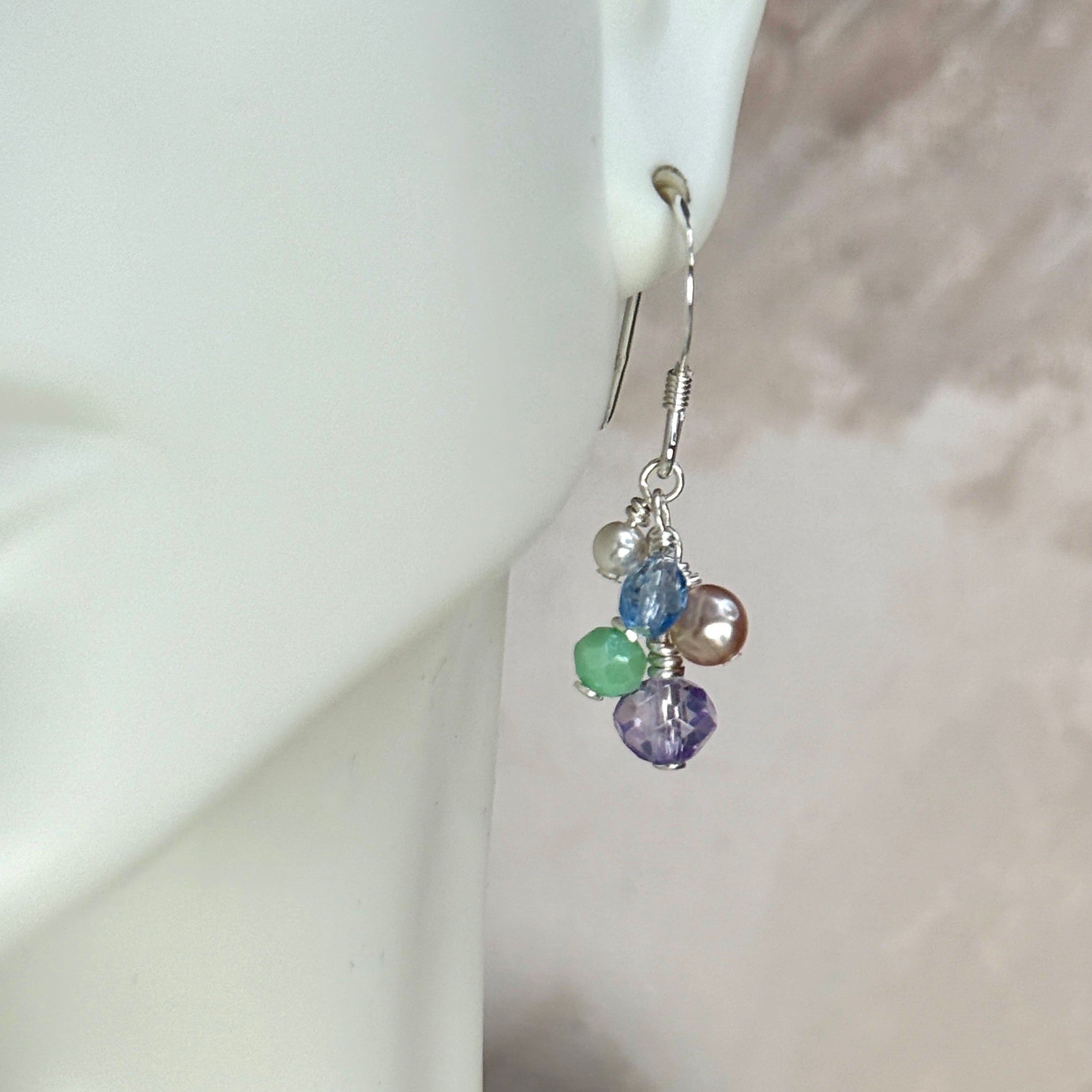 Spring Gems Necklace, bracelet and earrings