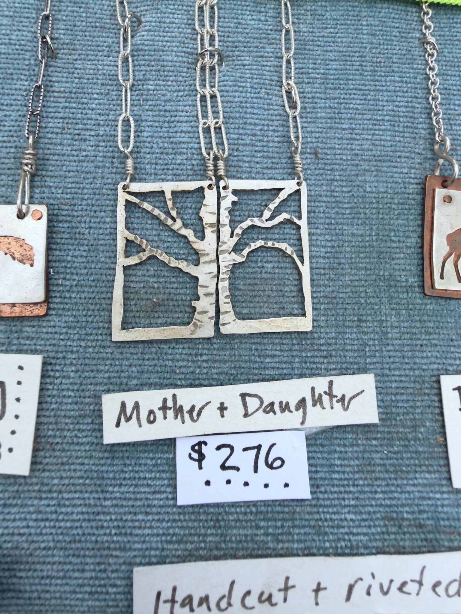 The Birch Tree Mother & Daughter Necklace Set