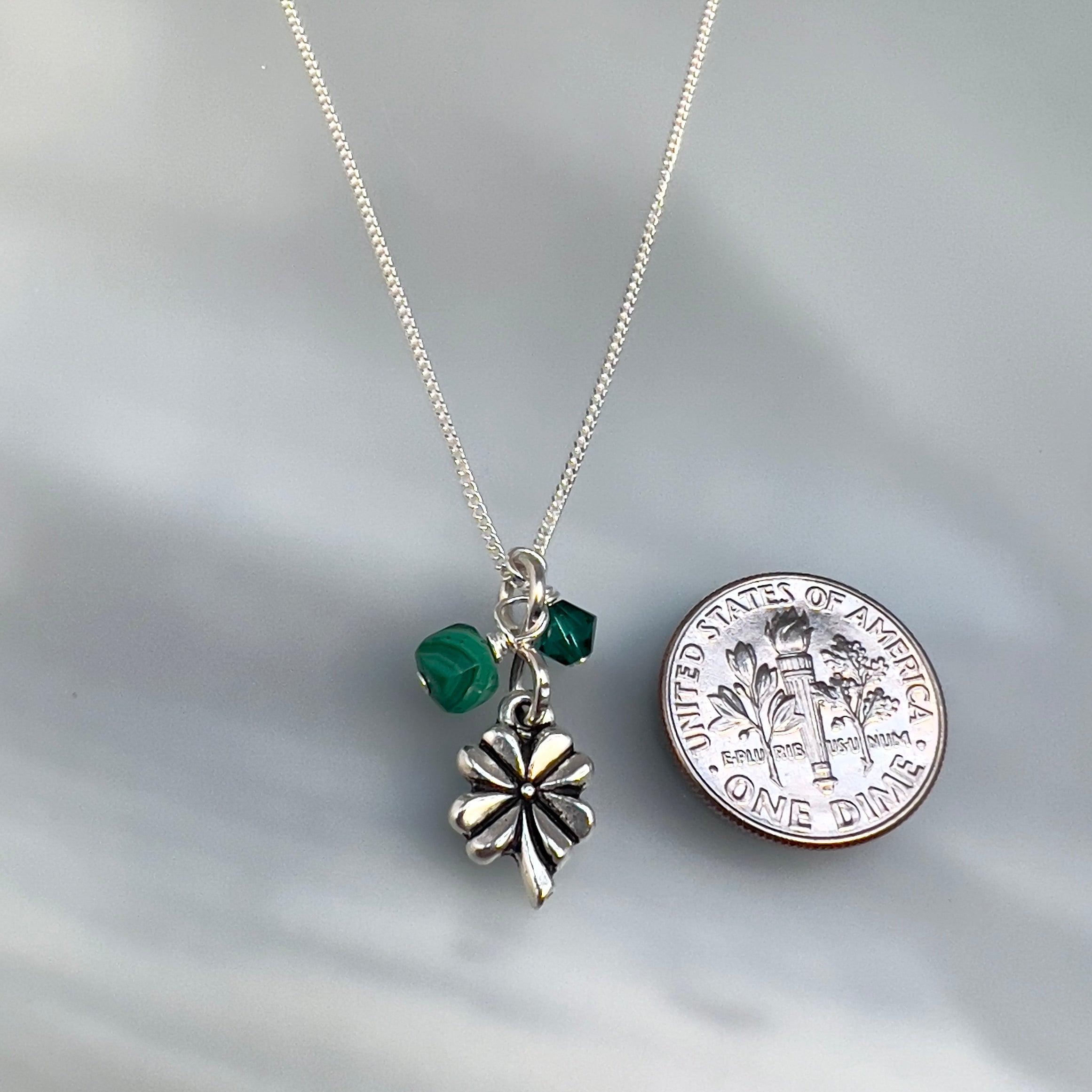 Lucky Four Leaf Clover Chain Necklace