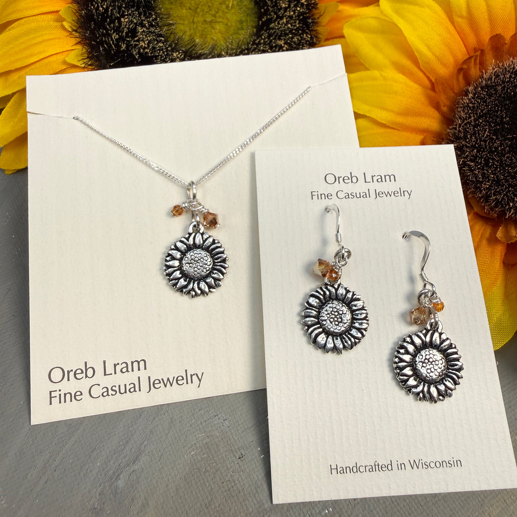 Sunflower Chain Necklace