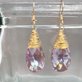 Pink Crystal earrings
