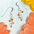 Sun and Sea cascading Earrings