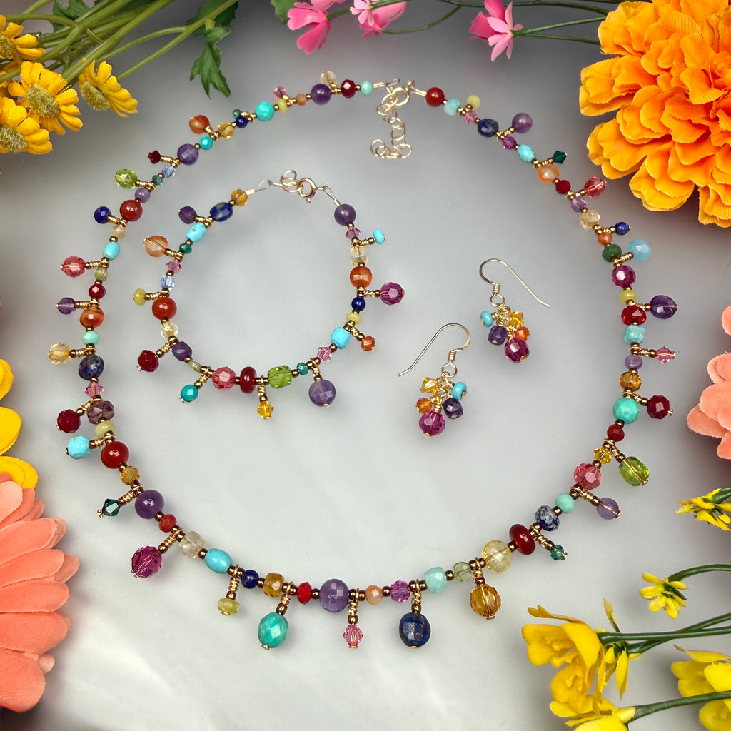 Summer gems drops bracelet