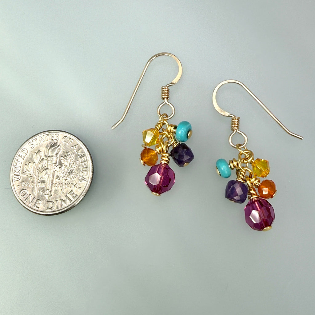 Summer gems earrings B