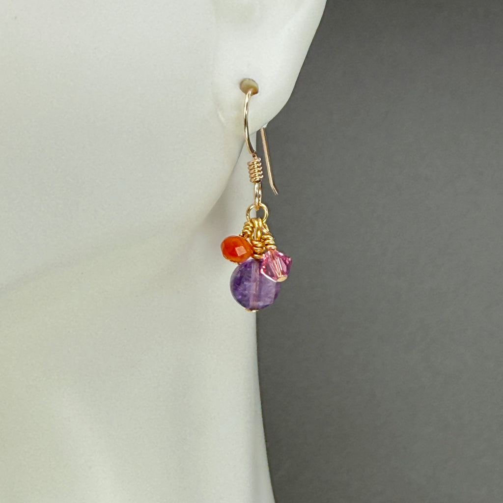 Summer gems earrings A