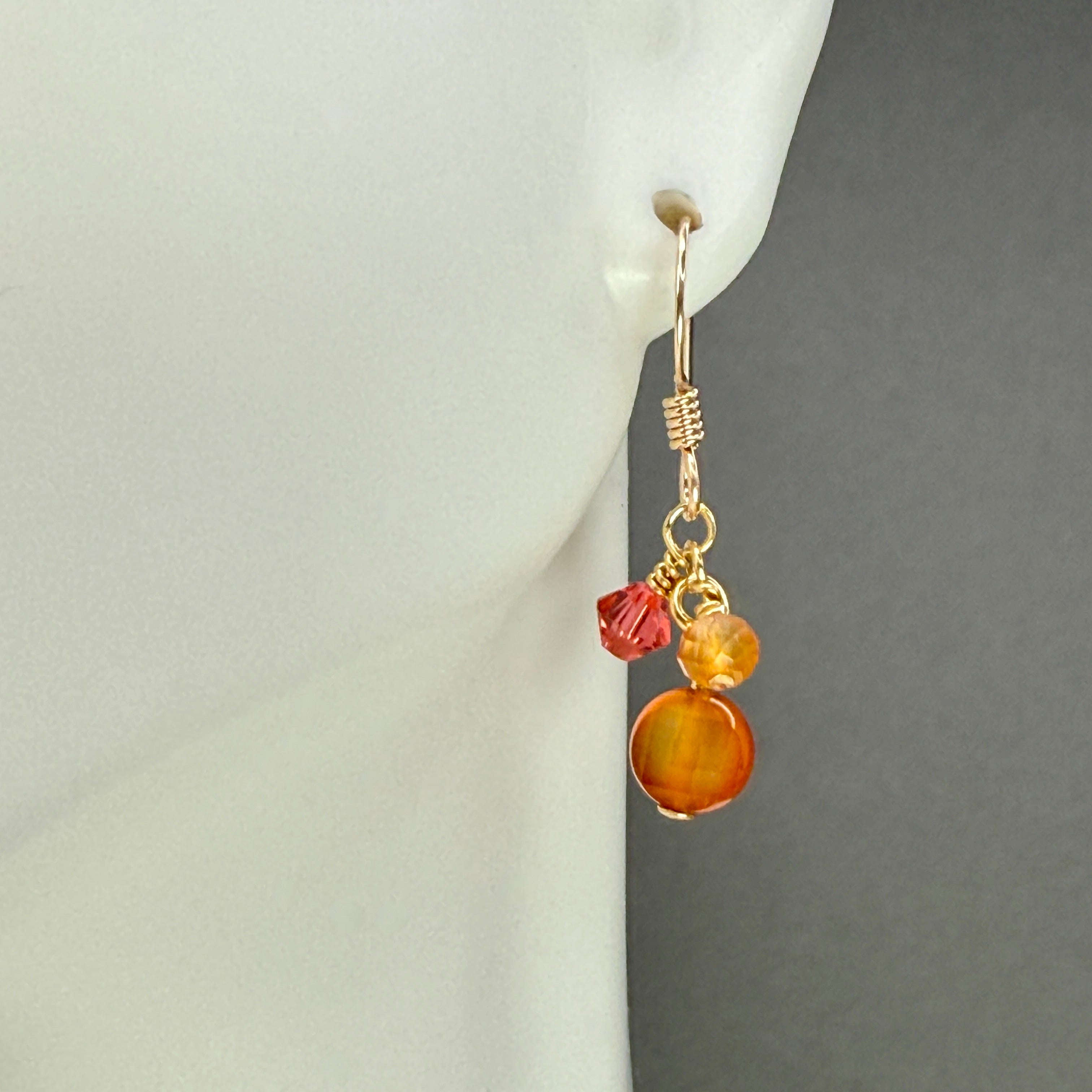 Grapefruit Earrings